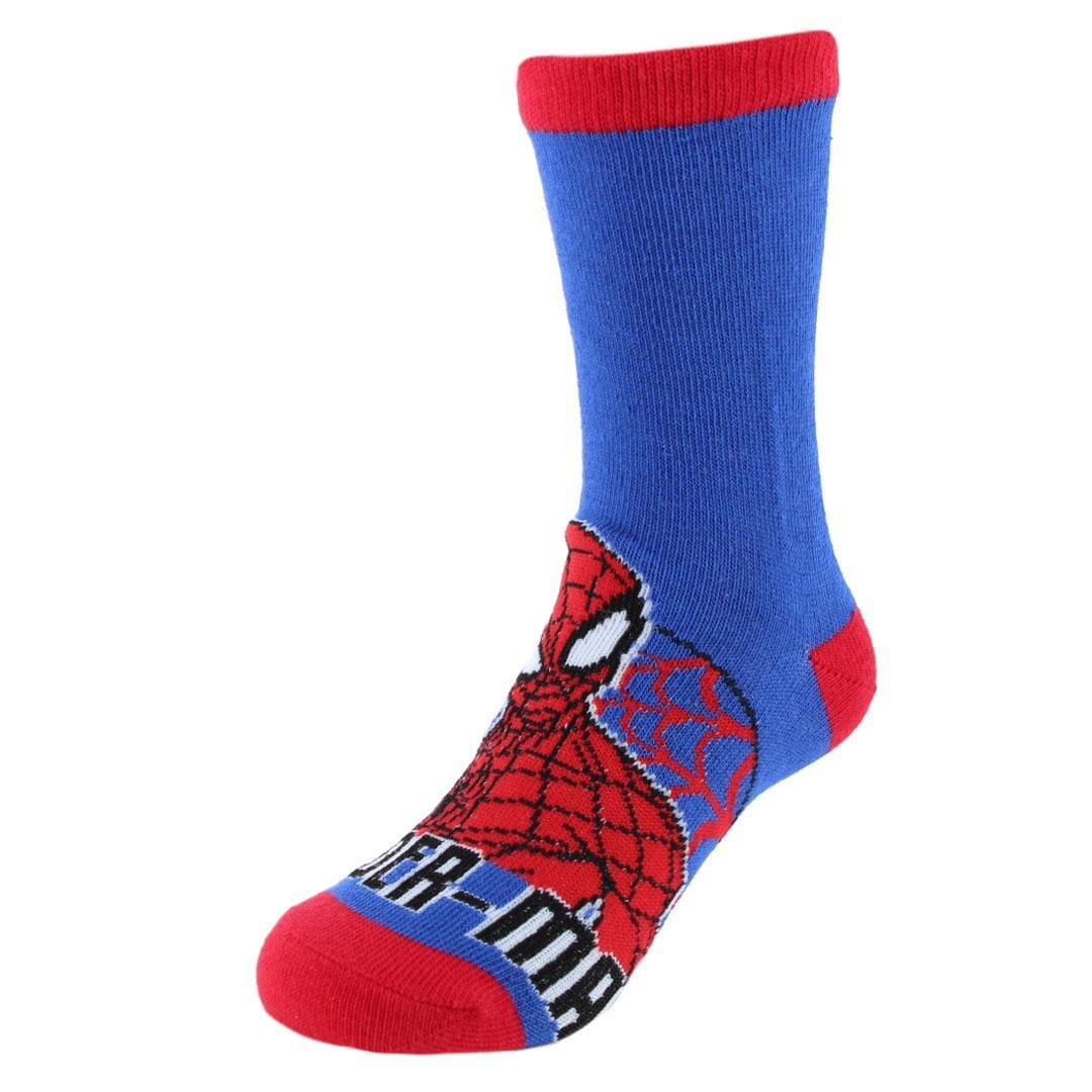 Textiel Trade Boy's Marvel Spider Man's New Day Novelty Socks (3 Pairs) - Blue