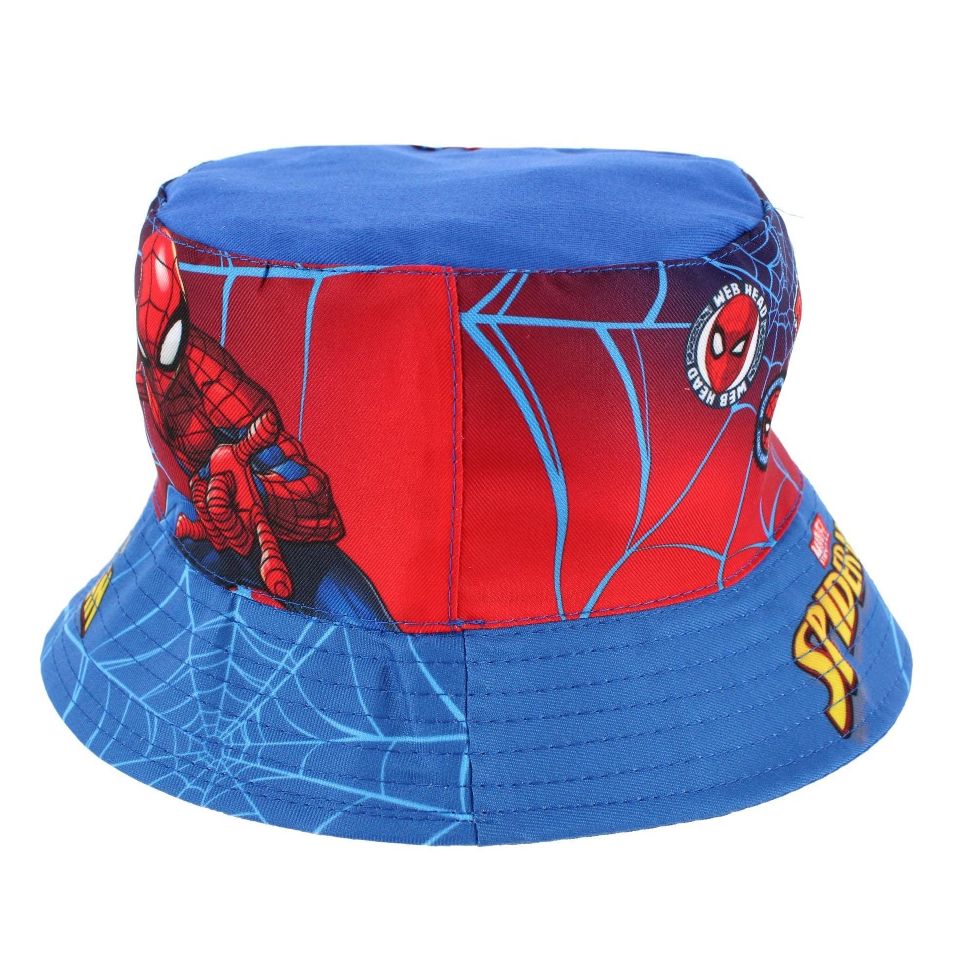 Textiel Trade Boy's Spiderman Bucket Hat - Blue