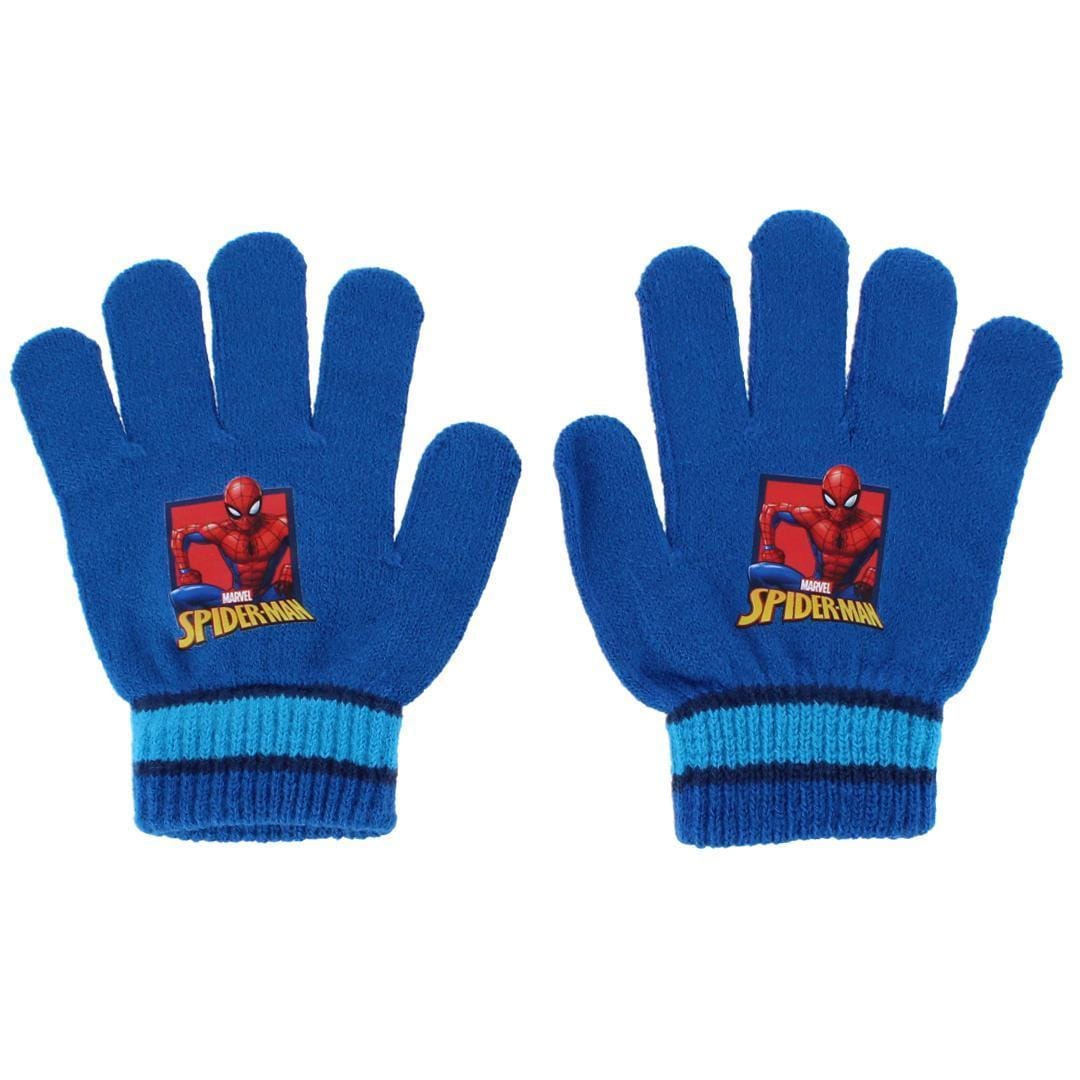 Textiel Trade Boy's Spider-Man Winter Beanie and Gloves Set - Royal Blue