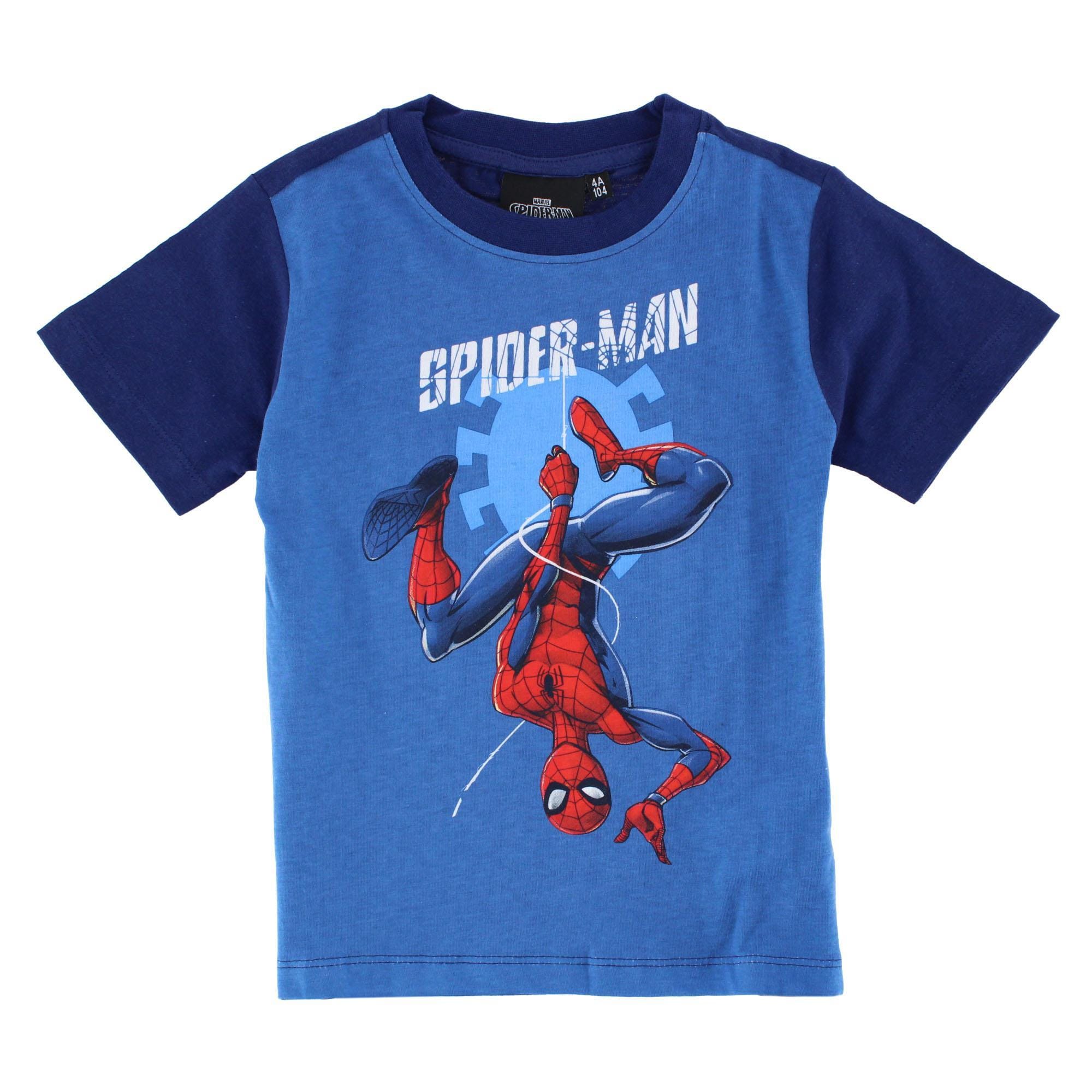 Textiel Trade Boys Spiderman Short Pajama Set - Blue