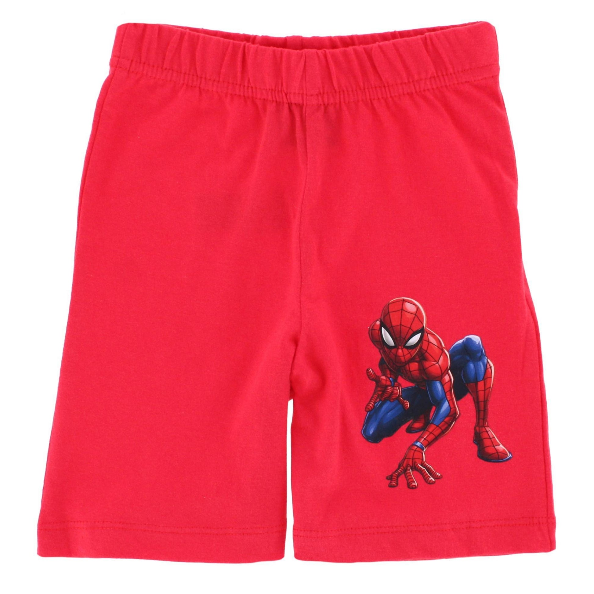 Textiel Trade Boys Spiderman Short Pajama Set - Red
