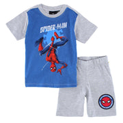 Boys Spiderman Short Pajama Set