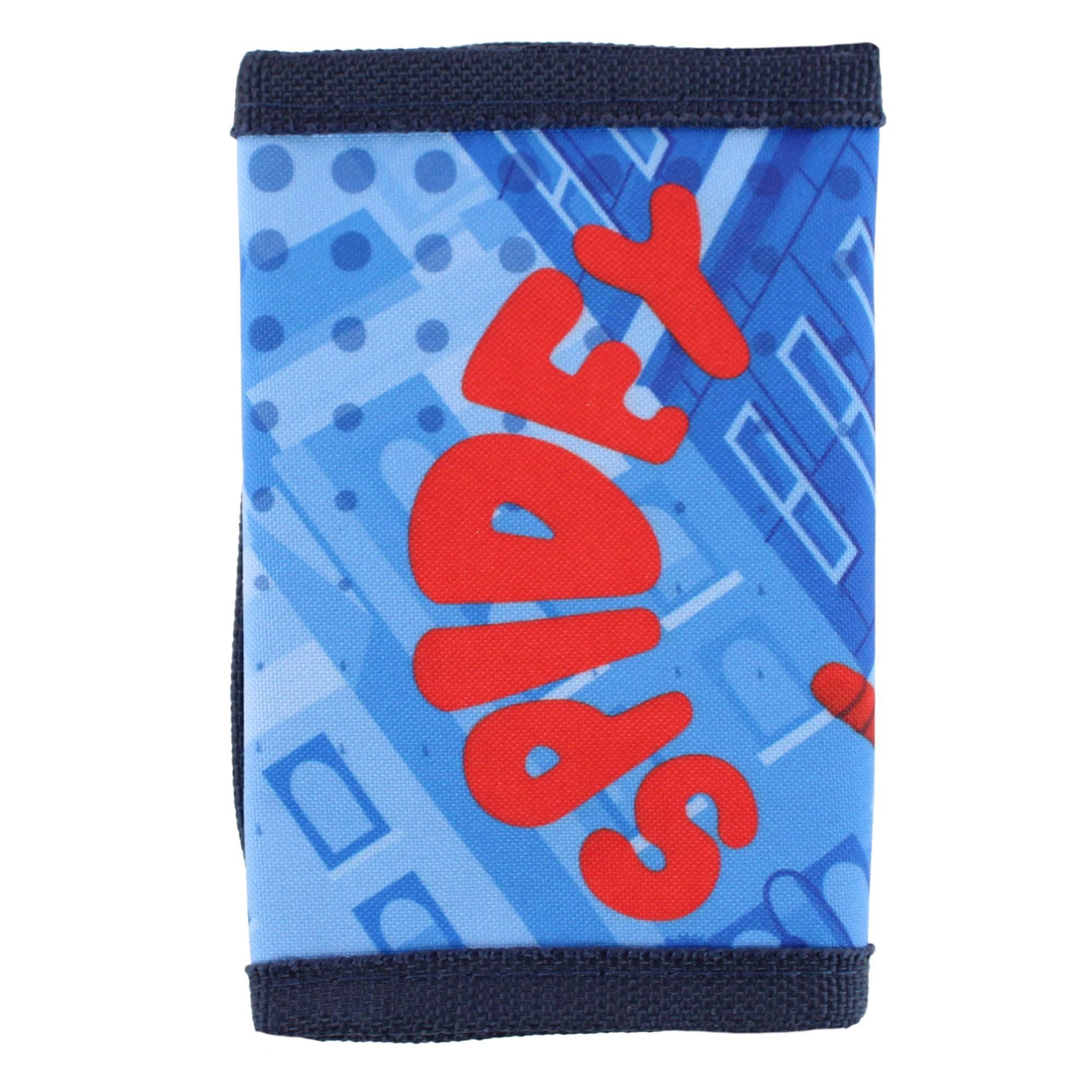 Textiel Trade Kid's The Amazing Spidey Tri-Fold Hook & Loop Wallet - Blue
