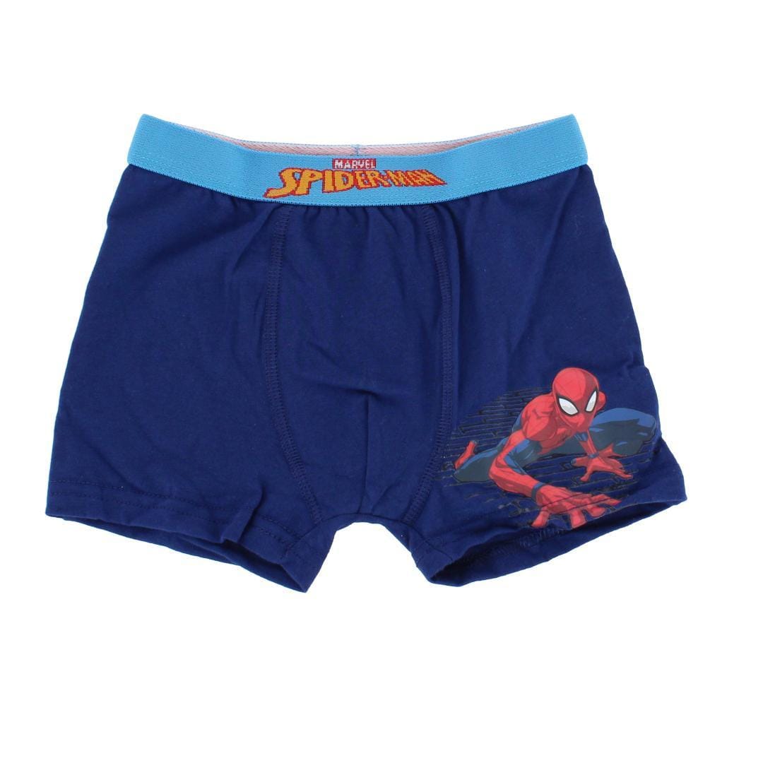Textiel Trade Boy's Spiderman Tank and Boxer Briefs Underwear Set - Blue