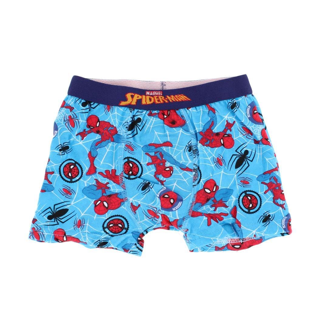 Textiel Trade Boy's Spiderman Tank and Boxer Briefs Underwear Set - White