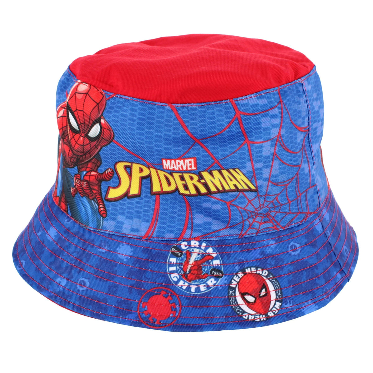 Textiel Trade Boy's Spiderman Bucket Hat - Blue