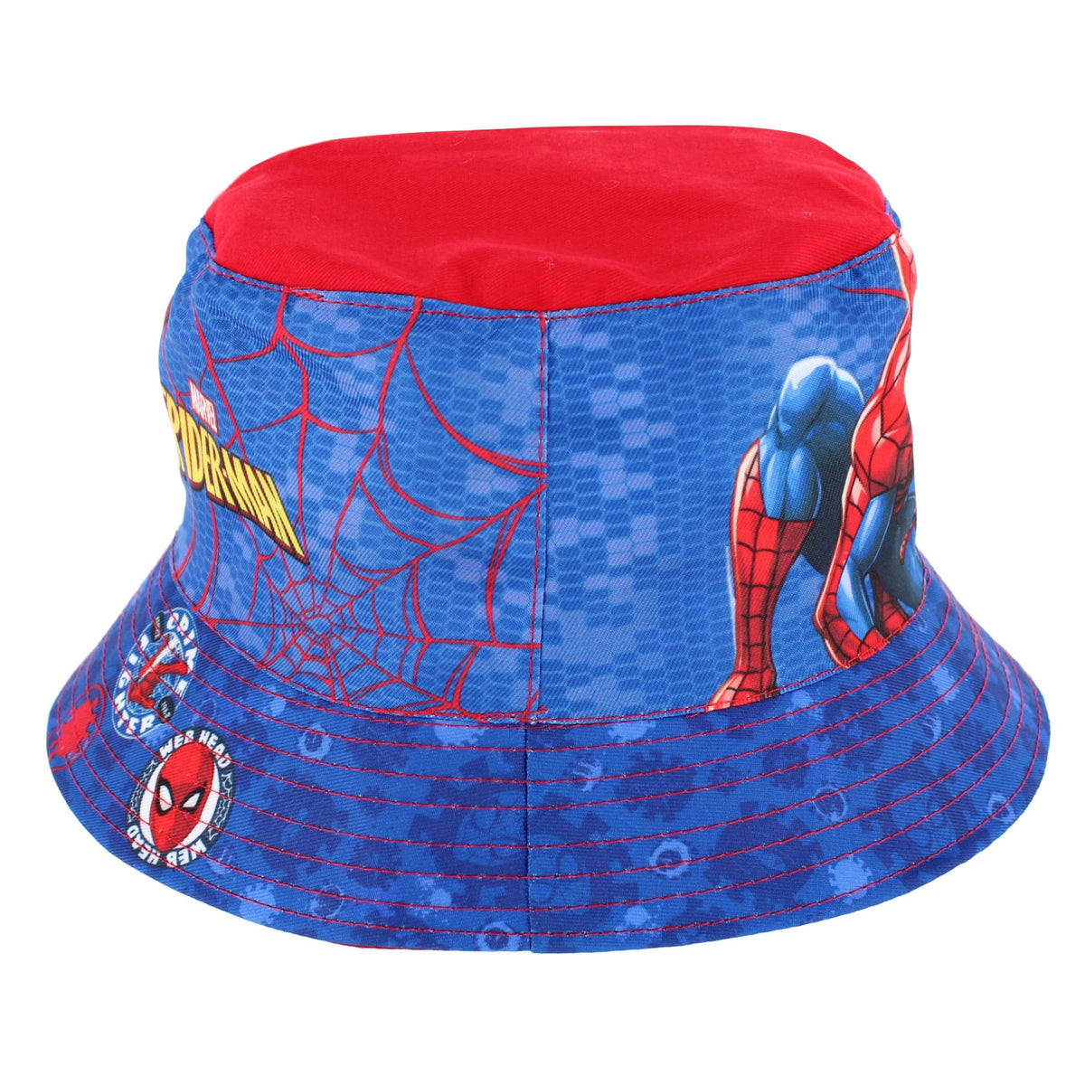 Textiel Trade Boy's Spiderman Bucket Hat - Blue