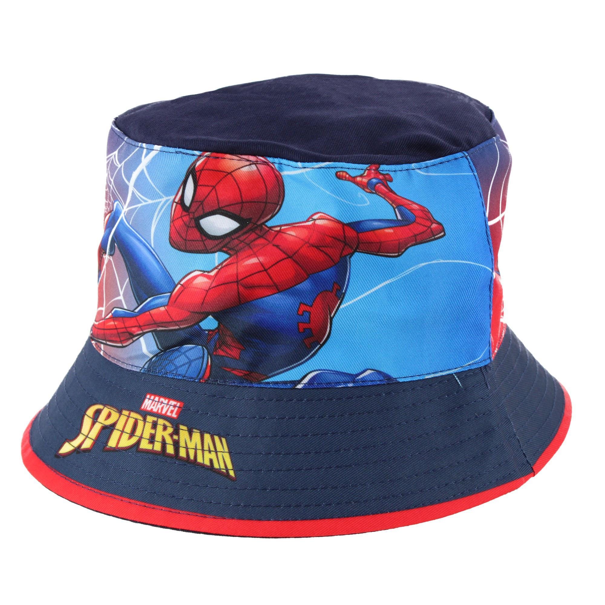 Textiel Trade Boy's Spiderman Bucket Hat - Navy