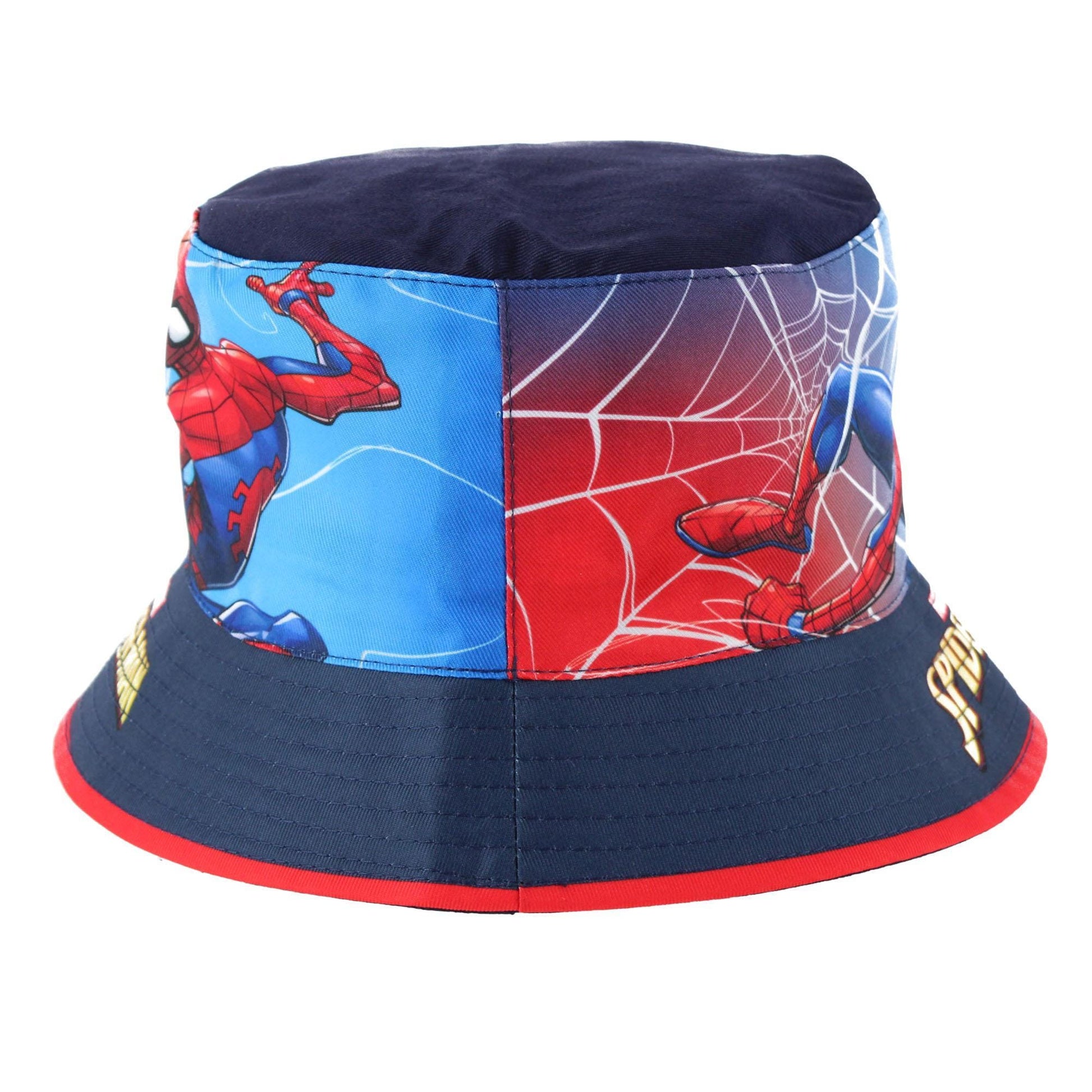 Textiel Trade Boy's Spiderman Bucket Hat - Navy