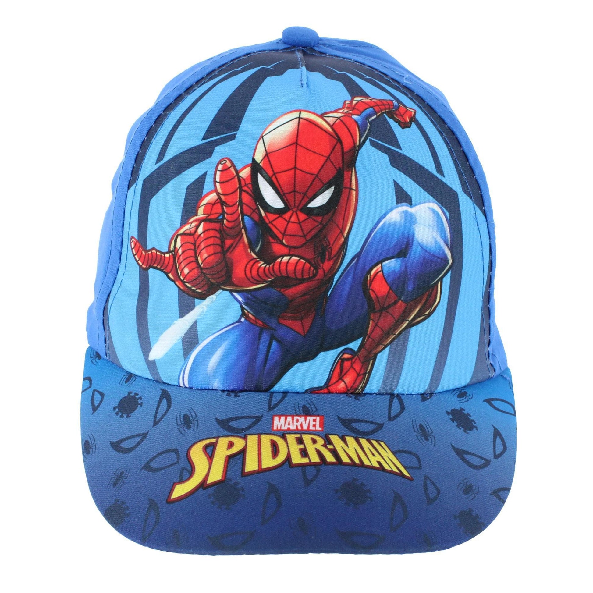 Textiel Trade Boy's Spiderman Baseball Hat & Sunglasses Set - Blue