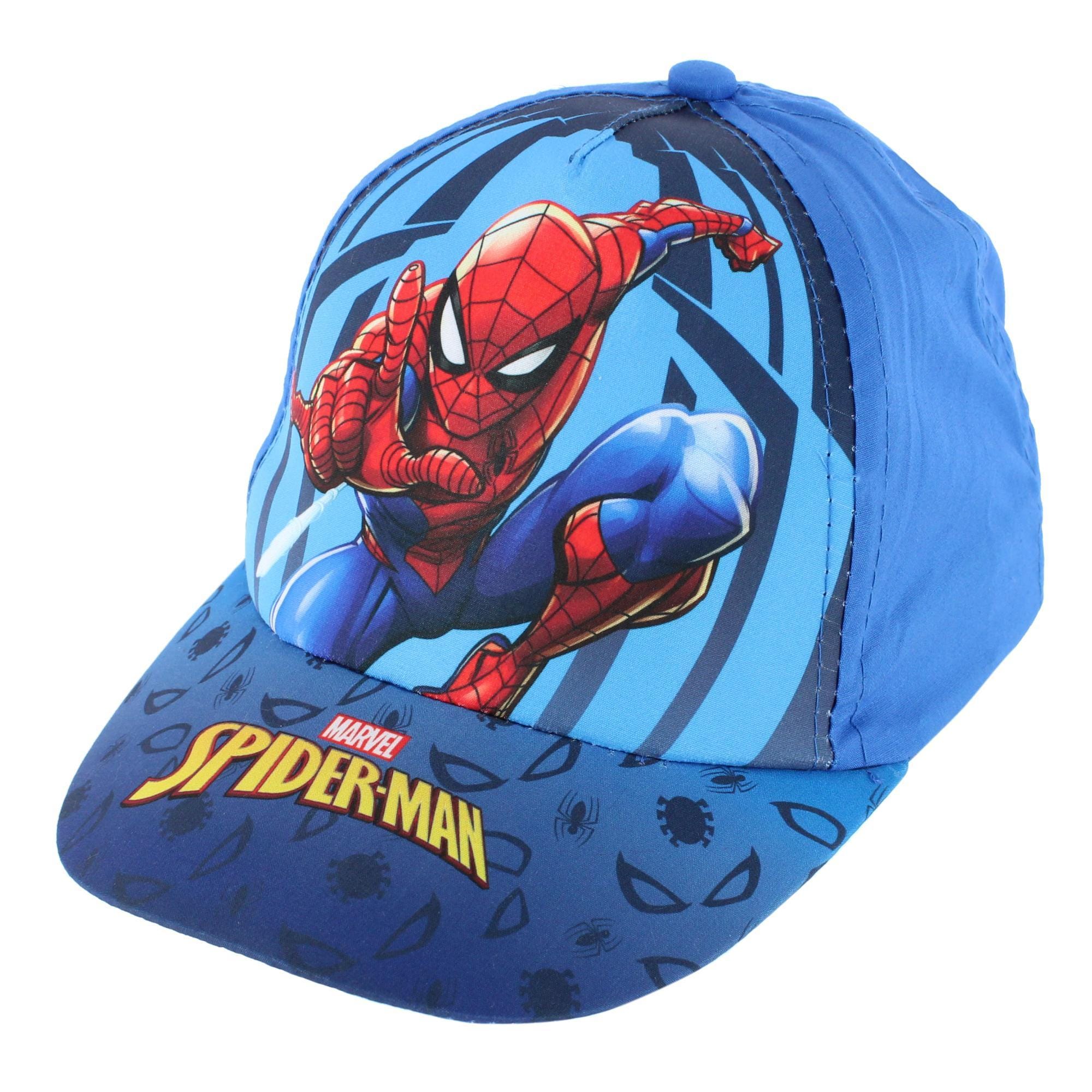 Textiel Trade Boy's Spiderman Baseball Hat & Sunglasses Set - Blue