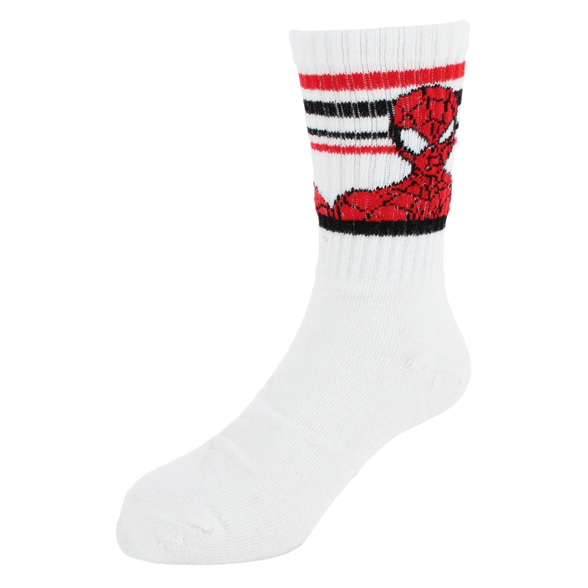 Textiel Trade Boy's Marvel The Amazing Spider-Man Athletic Socks (2 Pair) - Boy's Marvel The Amazing Spider-Man Athletic Socks (2 Pair)