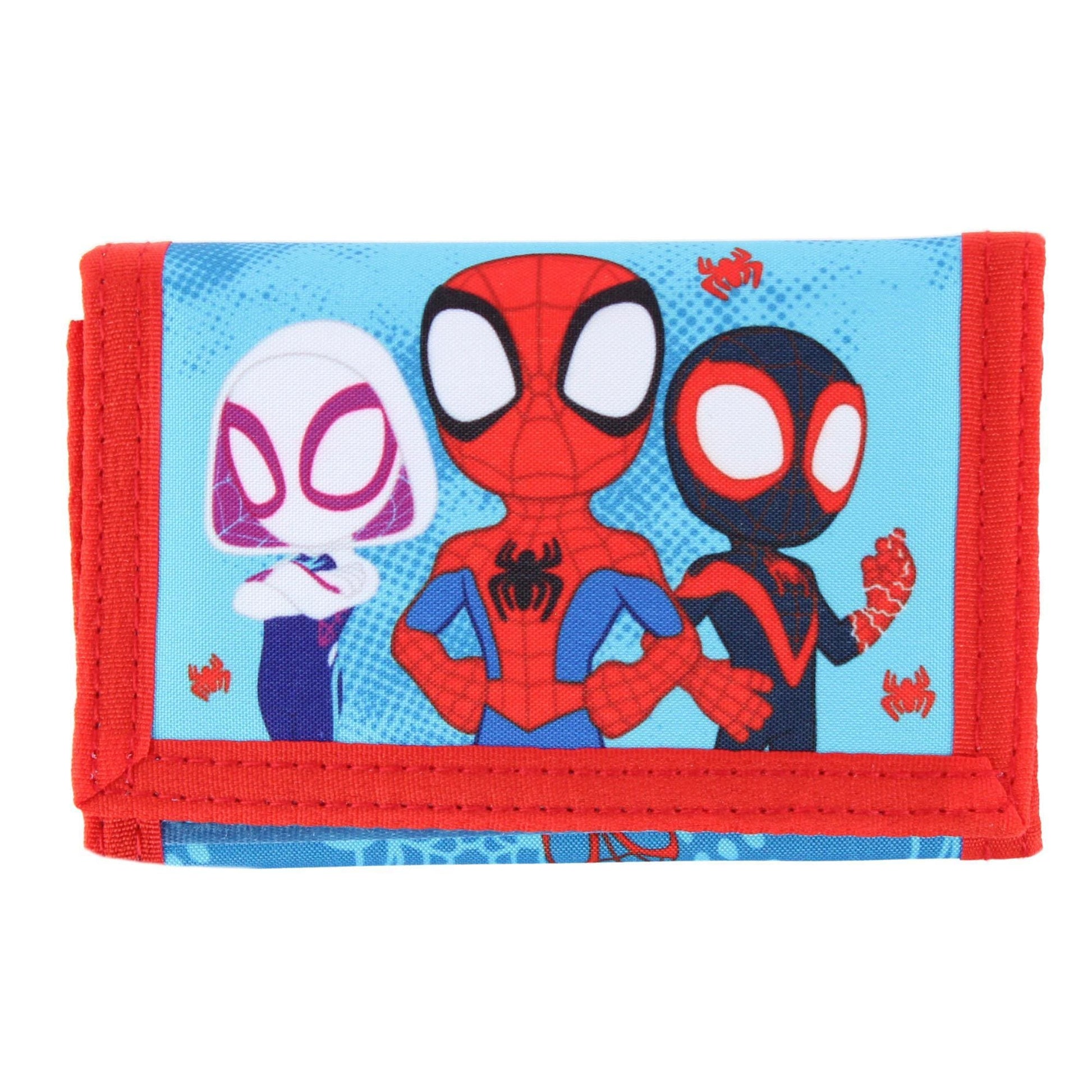 Textiel Trade Kid's Marvel Spiderman Multiverse Team Spidey Tri-Fold Wallet
