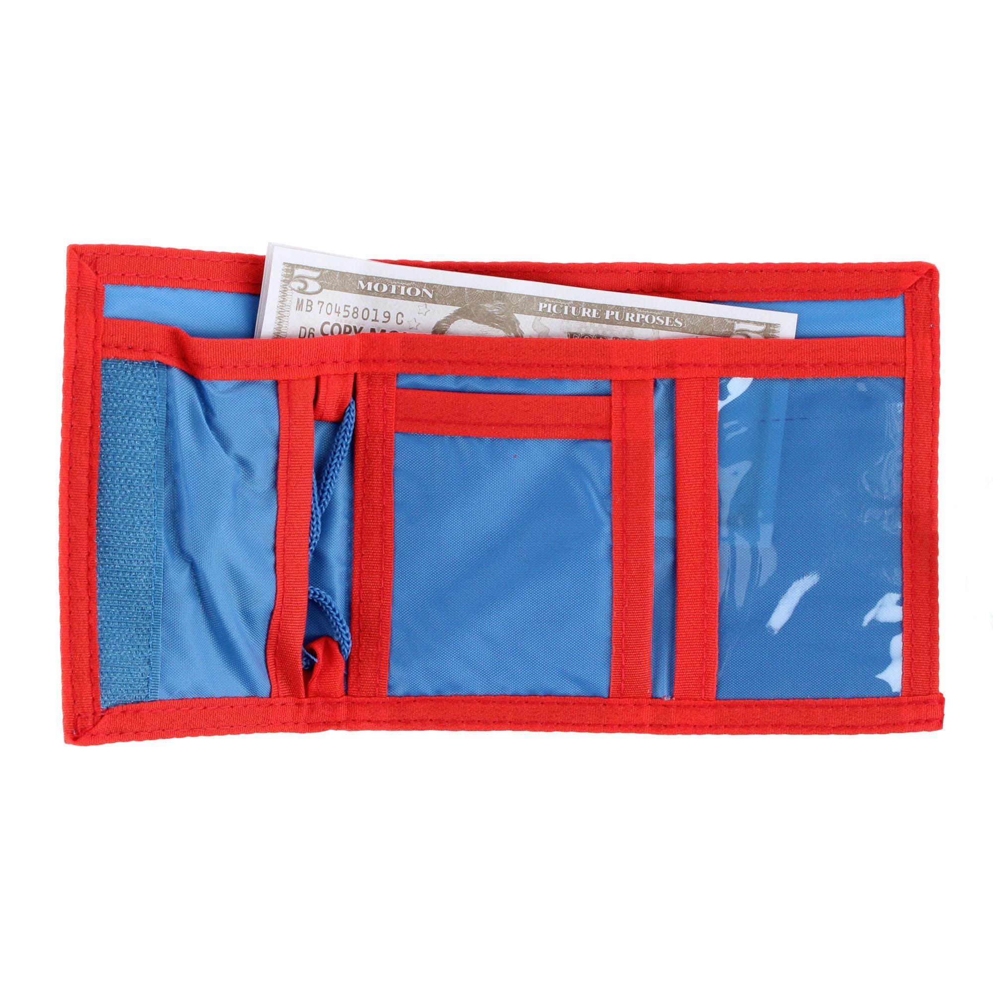 Textiel Trade Kid's Marvel Spiderman Multiverse Team Spidey Tri-Fold Wallet - Blue