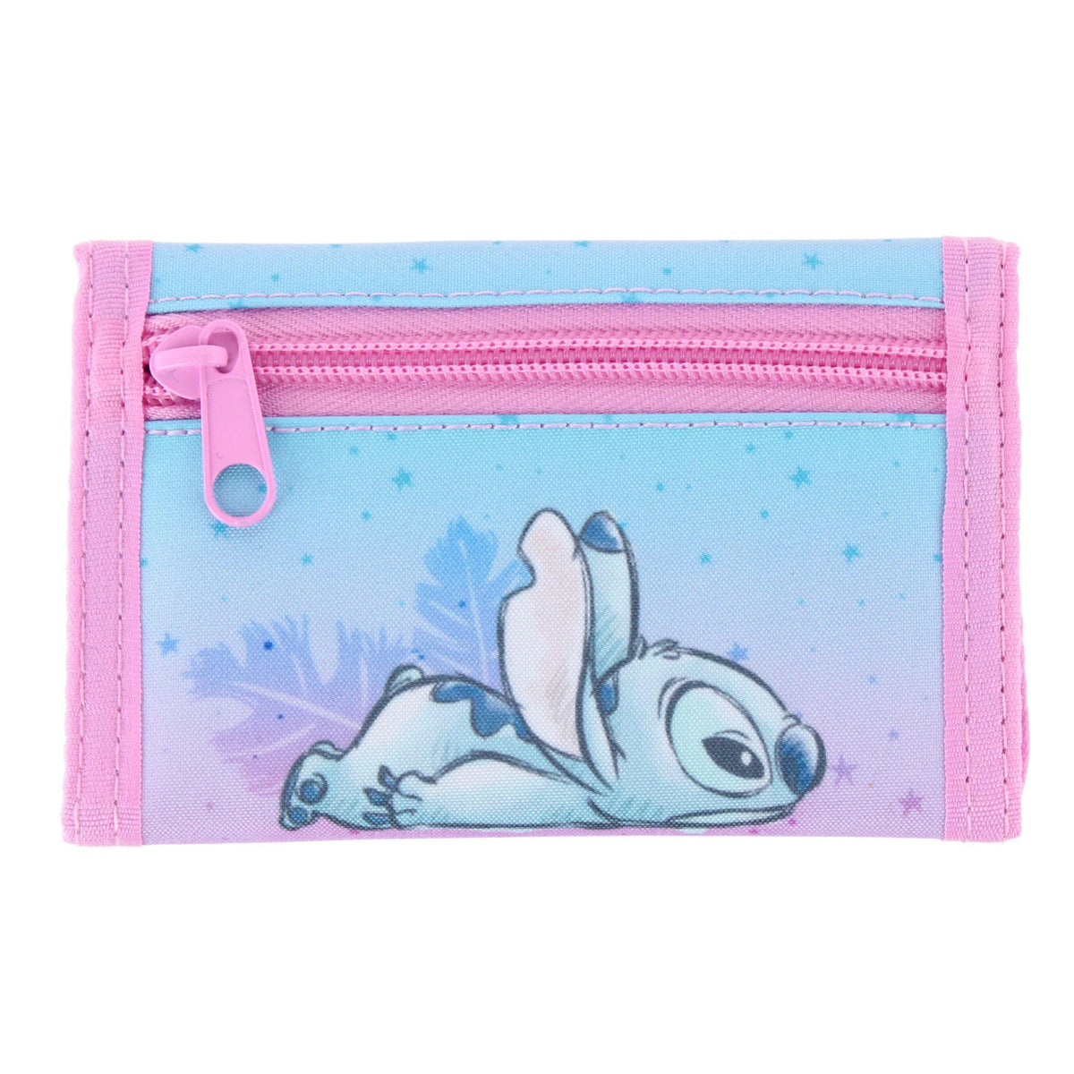 Textiel Trade Disney's Kids Lilo & Stitch with Angel Tri-Fold Wallet - Pink