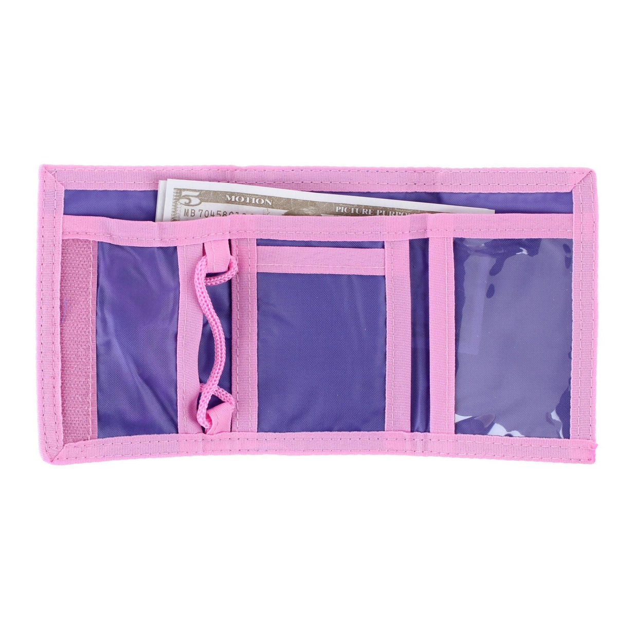 Textiel Trade Disney's Kids Lilo & Stitch with Angel Tri-Fold Wallet - Pink