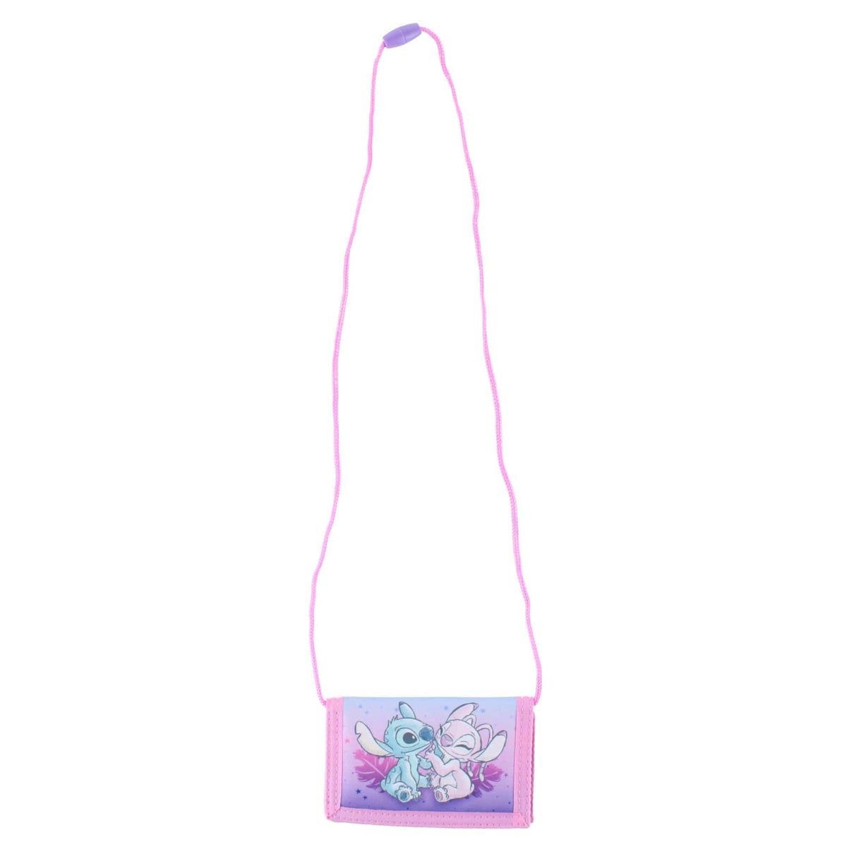 Textiel Trade Disney's Kids Lilo & Stitch with Angel Tri-Fold Wallet - Pink