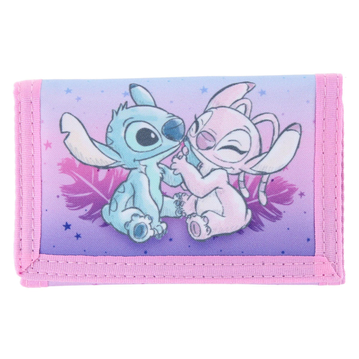 Textiel Trade Disney's Kids Lilo & Stitch with Angel Tri-Fold Wallet - Disney's Kids Lilo & Stitch with Angel Tri-Fold Wallet