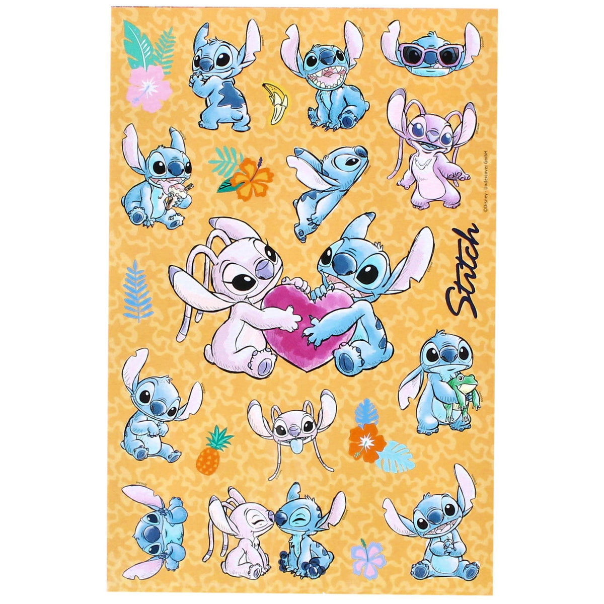 Textiel Trade Disney's Kid's Lilo & Stitch 500 Piece Sticker Set - Multiple
