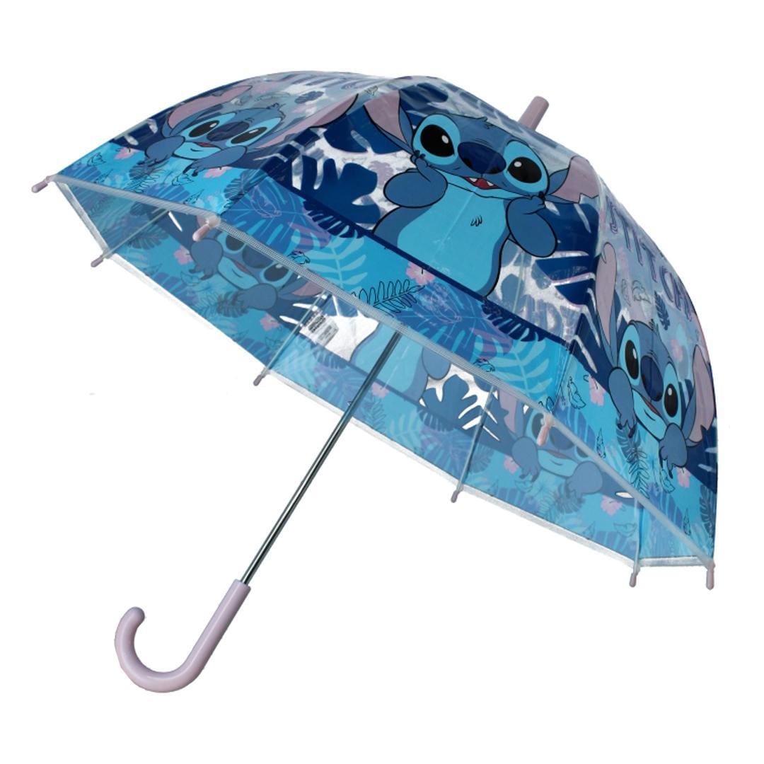 Textiel Trade Kids' Disney Lilo & Stitch Bubble Stick Umbrella - Blue