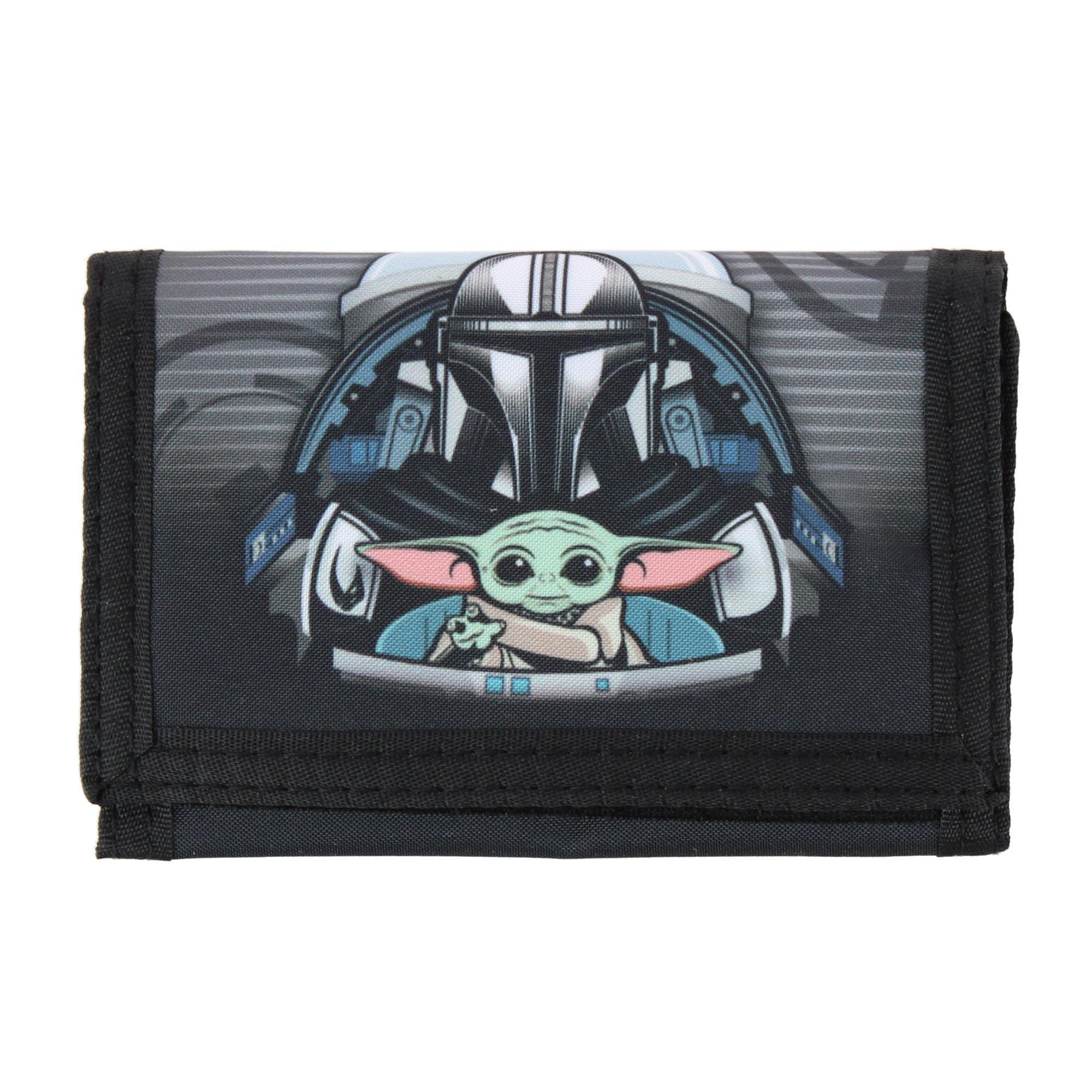 Textiel Trade Disney's Kid's Mandalorian & Grogu Tri-Fold Wallet - Disney's Kid's Mandalorian & Grogu Tri-Fold Wallet