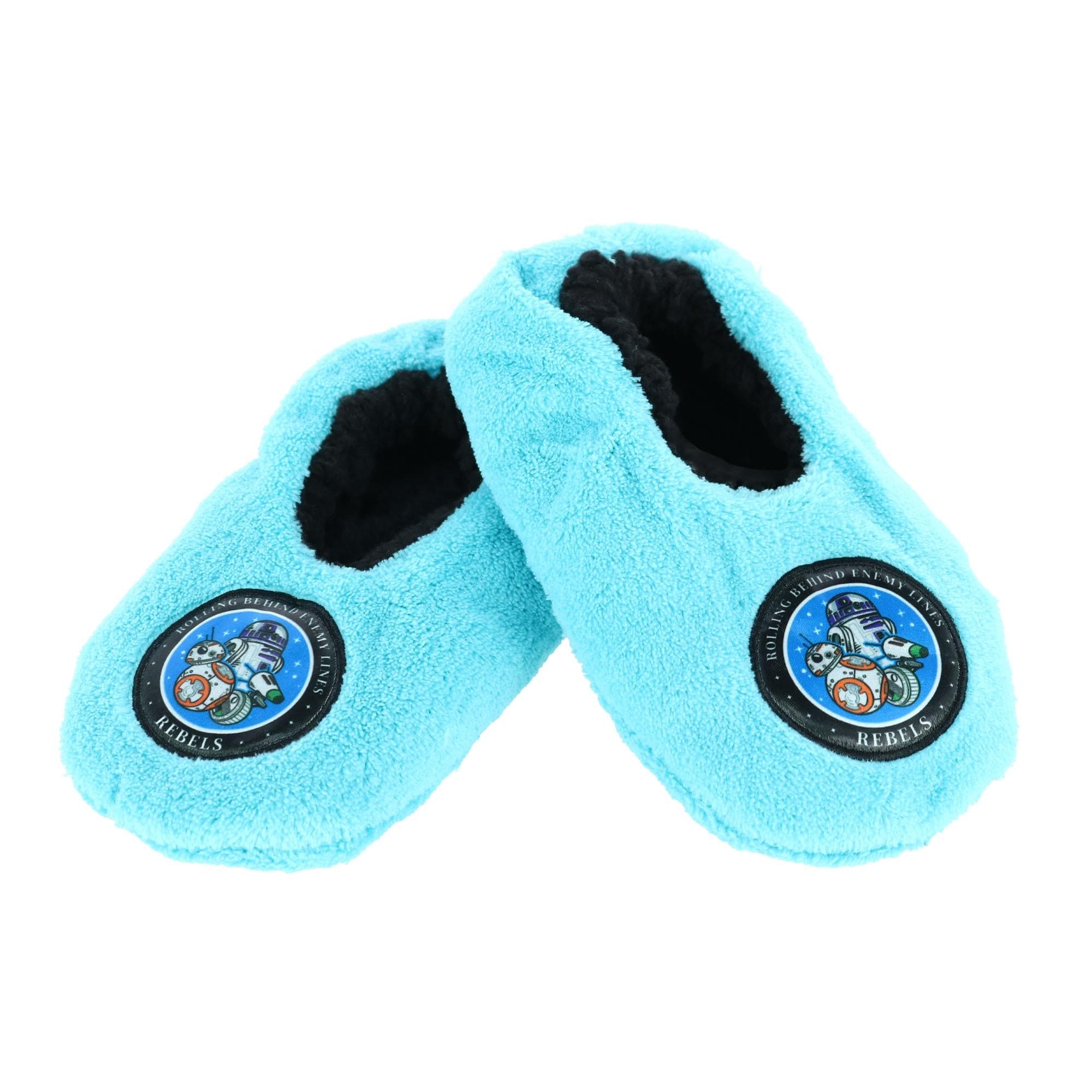 Textiel Trade Boy's Disney Star Wars BB-8 & R2D2 Slippers - Blue