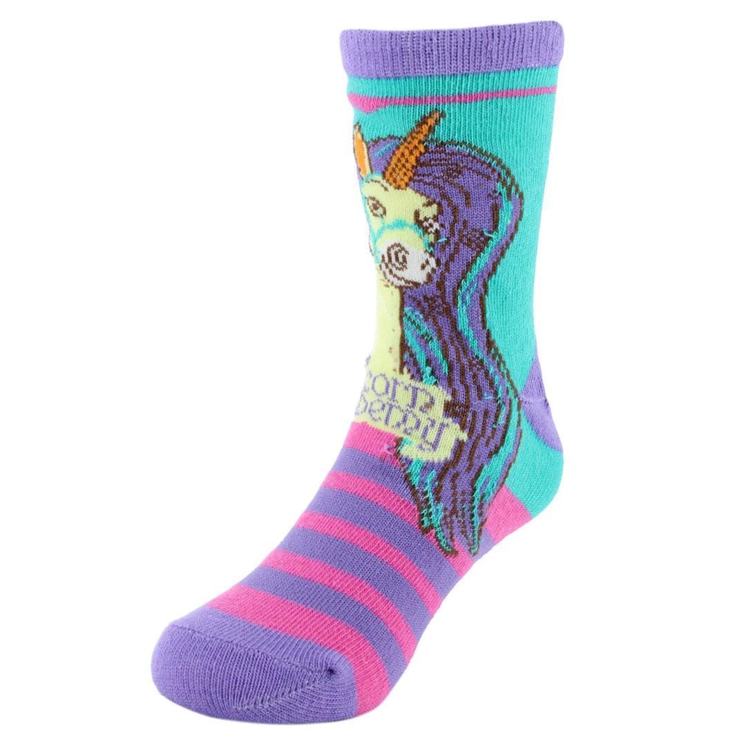 Textiel Trade Girl's Netflix Unicorn Academy Unicorn Power Socks (3 Pair) - Multiple
