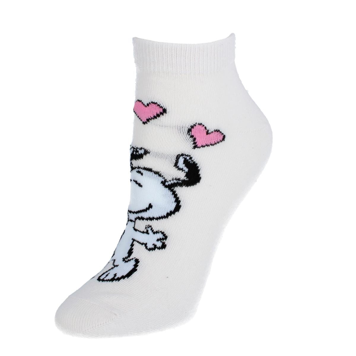 Textiel Trade Women's Peanuts Snoopy Sneaker Socks (3 Pair) - Multiple