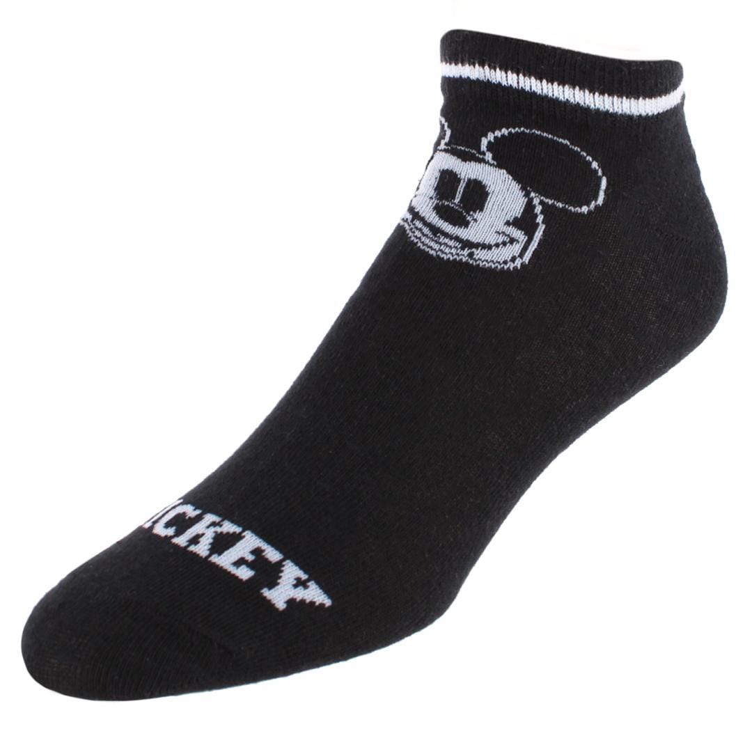 Textiel Trade Men's Disney Mickey Mouse Character Sneaker Socks (3 Pairs) - Multiple
