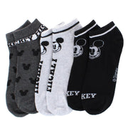 Men's Disney Mickey Mouse Character Sneaker Socks (3 Pairs)