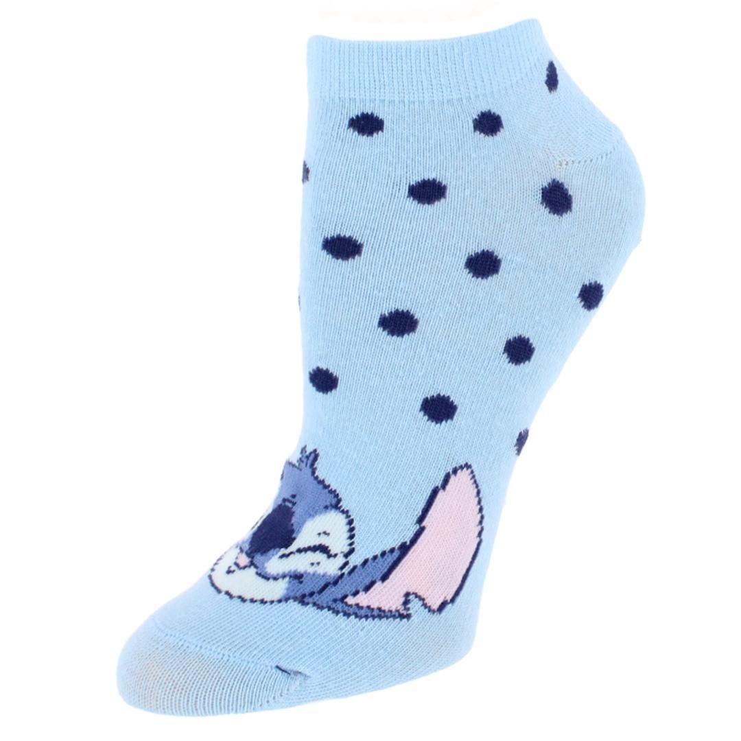 Textiel Trade Women's Disney Lilo & Stitch Sneaker Socks (3 Pair) - Multiple