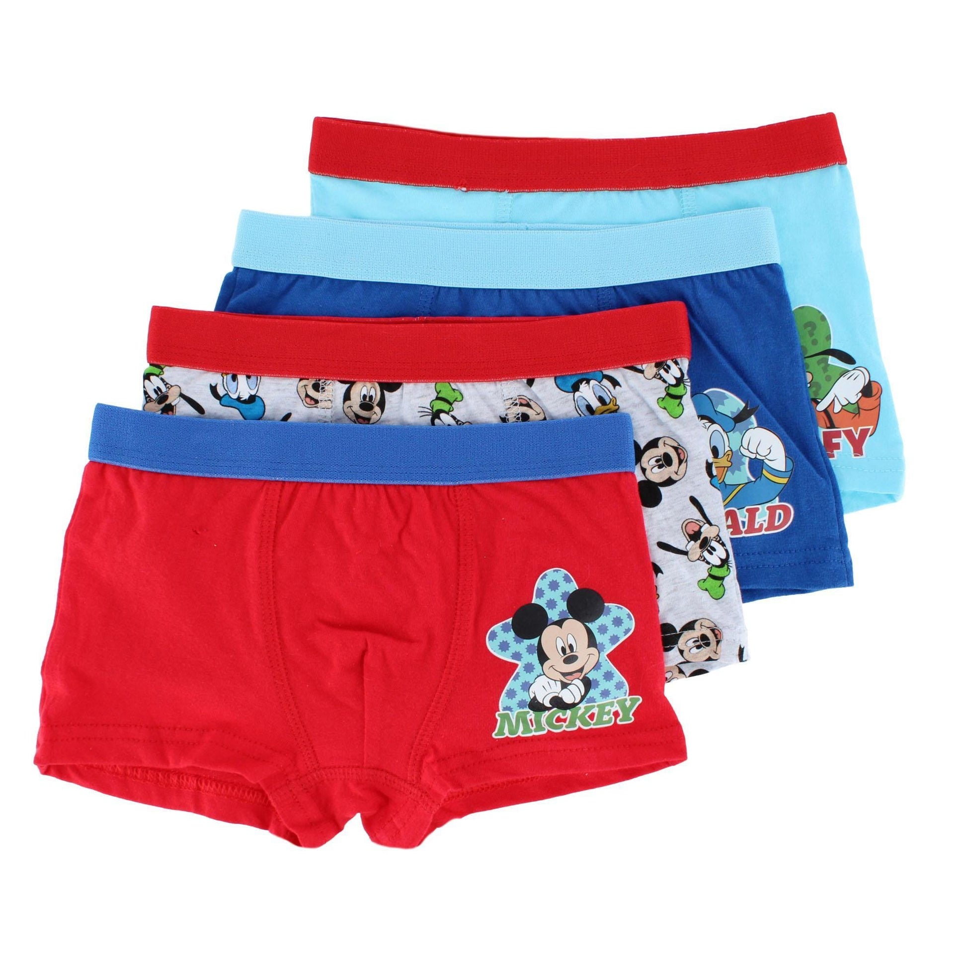 Textiel Trade Toddler Boy's Mickey Mouse Boxer Briefs (4 Pack)