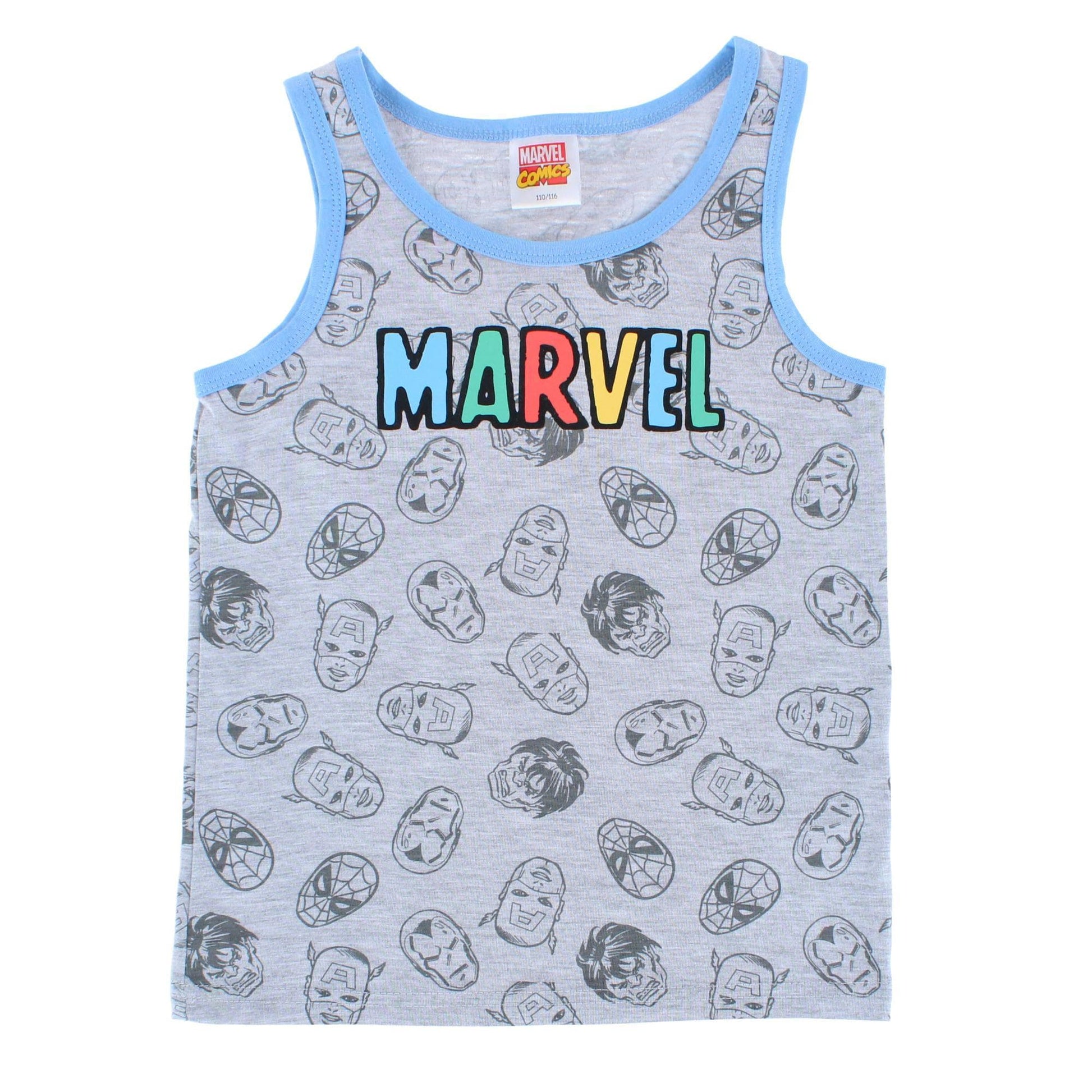 Textiel Trade Boy's Marvel Singlets (2 Pack) - Multicolor