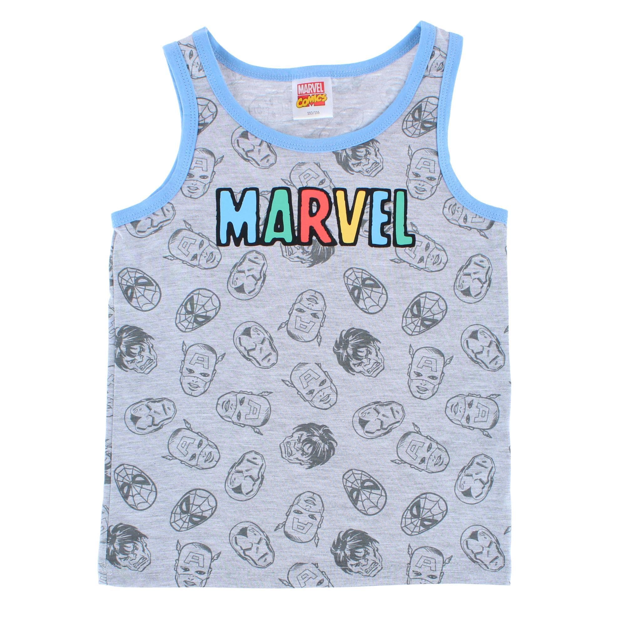 Textiel Trade Boy's Marvel Singlets (2 Pack) - Multicolor