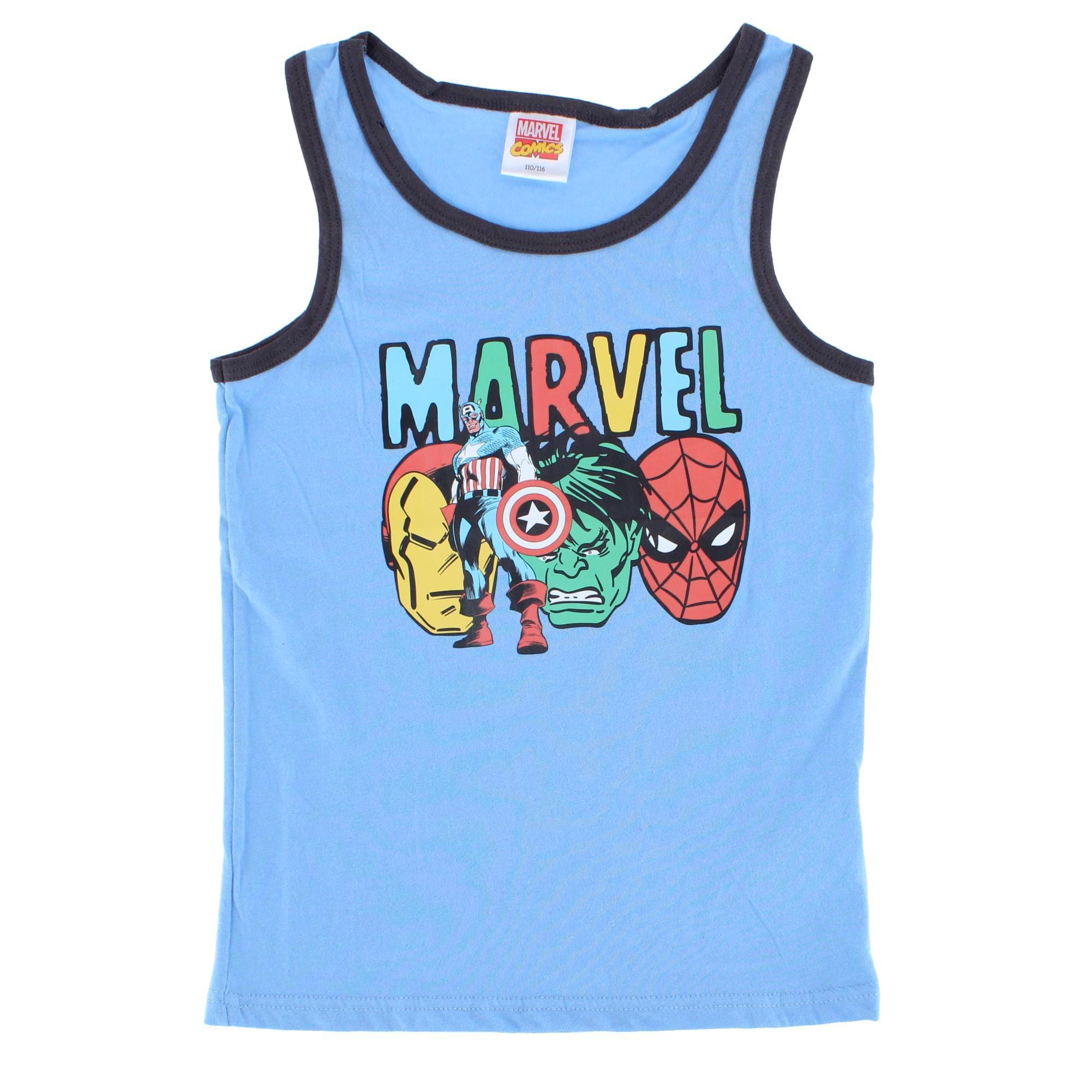 Textiel Trade Boy's Marvel Singlets (2 Pack) - Multicolor