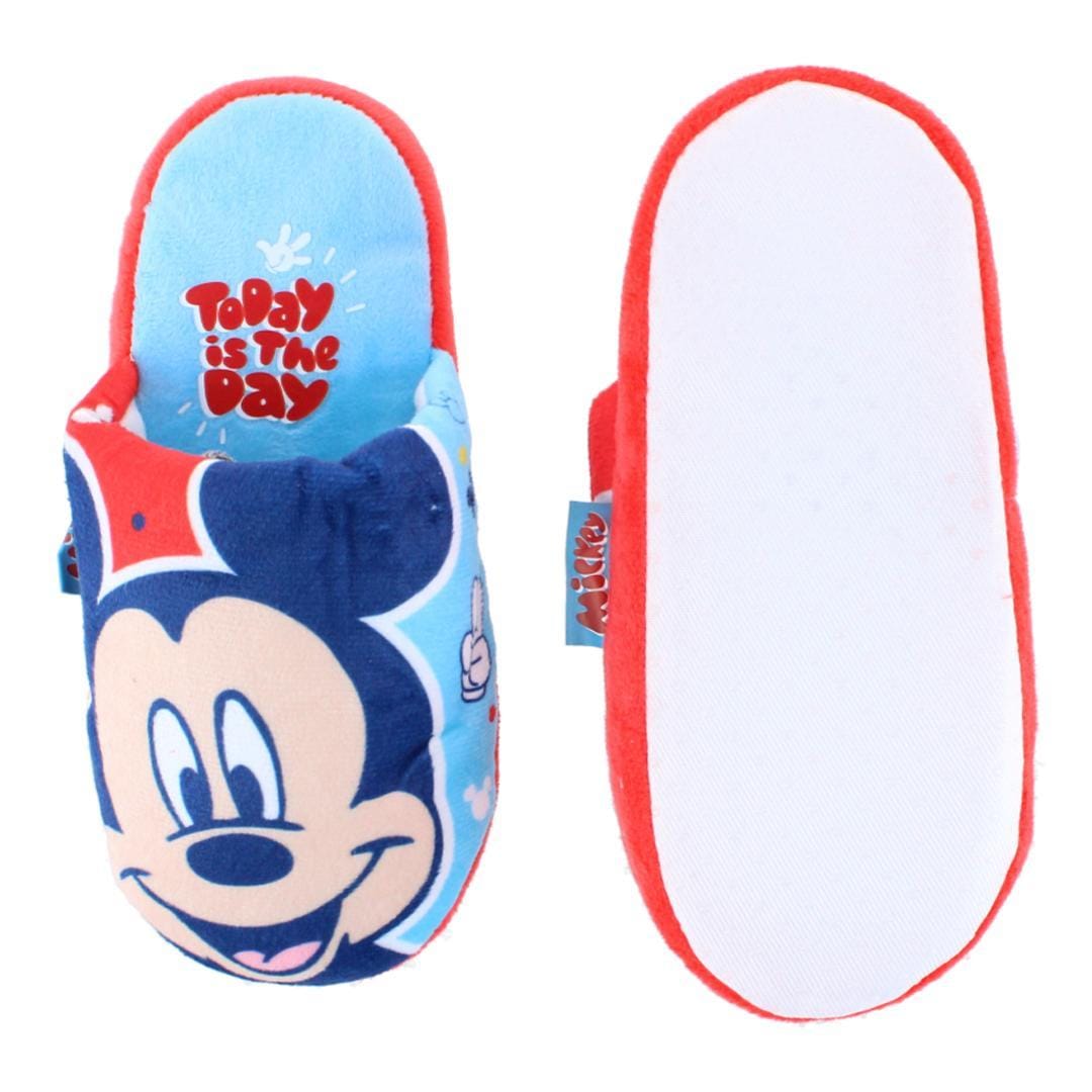 Textiel Trade Kids' Mickey Mouse Today is the Day Slippers - Multicolor