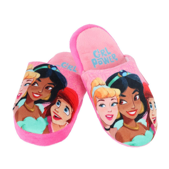 Girl's Disney Princess Cinderella Jasmine and Ariel Slippers