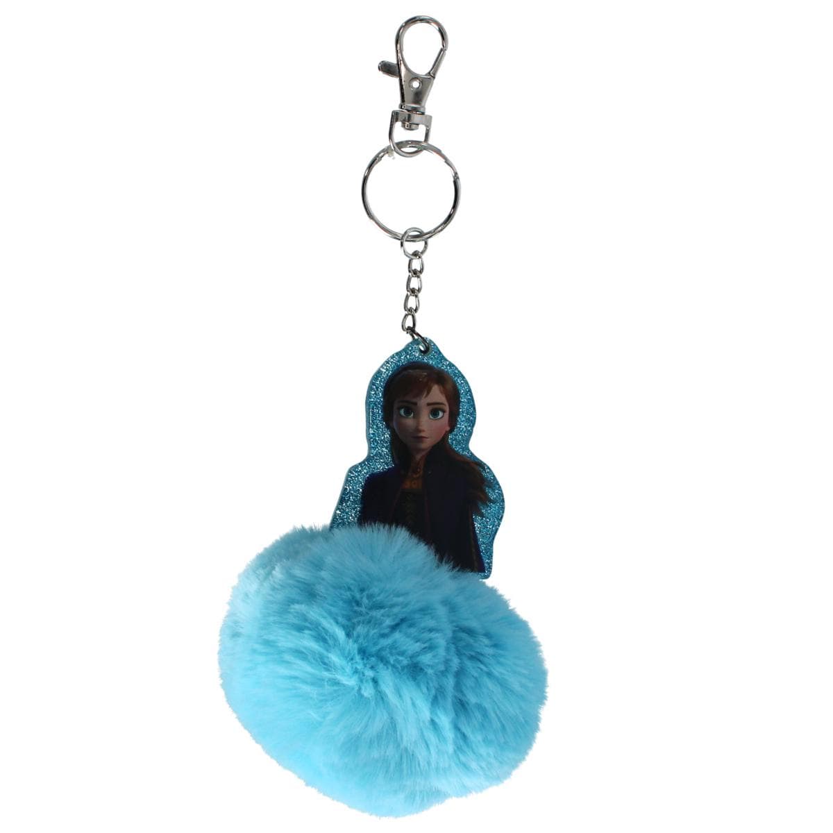 Textiel Trade Kid's Disney Frozen Ana & Elsa Keyring/Bag Charm with Pompom