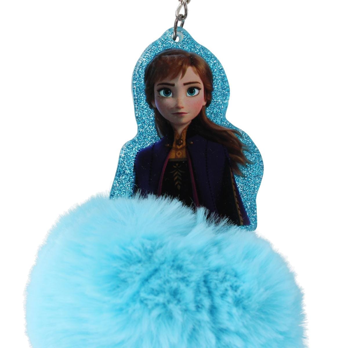 Textiel Trade Kid's Disney Frozen Ana & Elsa Keyring/Bag Charm with Pompom - Ana