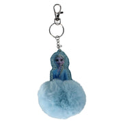 Kid's Disney Frozen Ana & Elsa Keyring/Bag Charm with Pompom