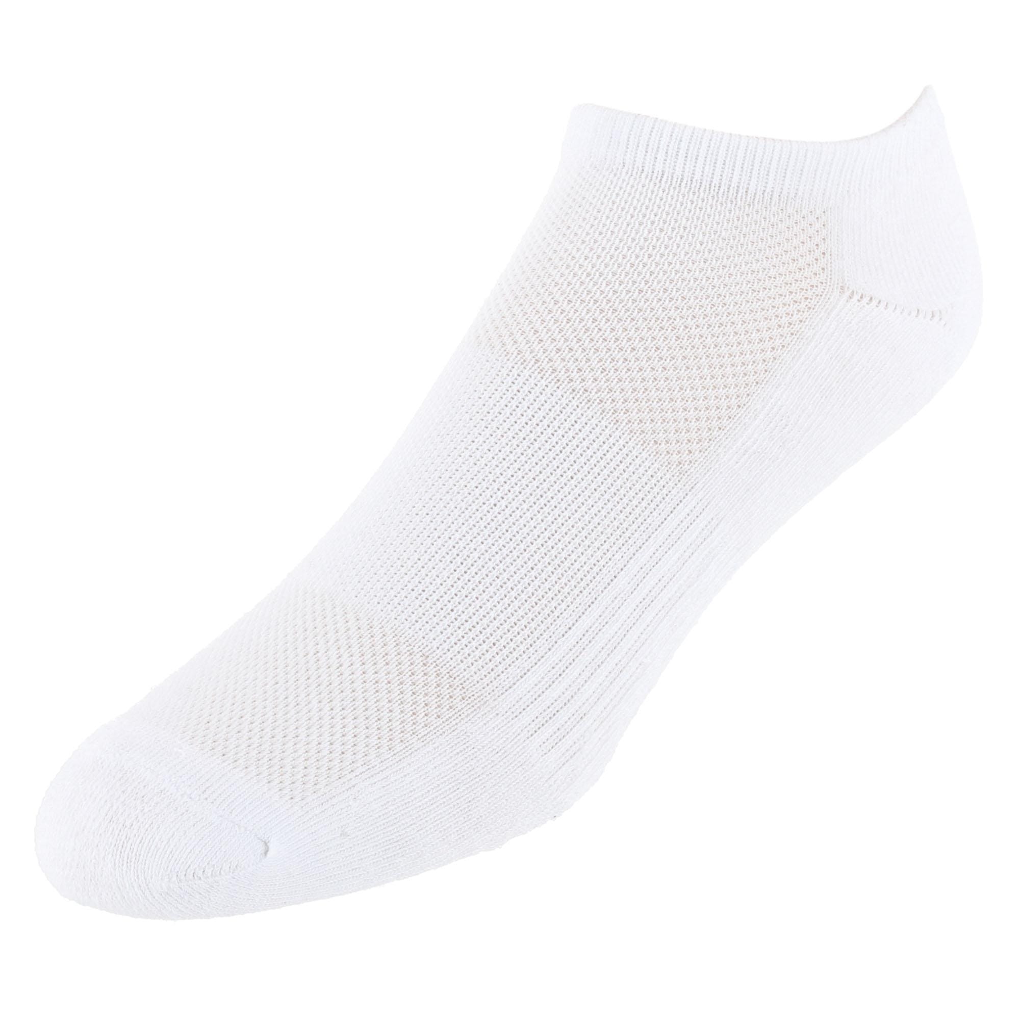 CTM® Men's Half Cushioned No Show Socks with Arch Support (3 Pairs) - Men's Half Cushioned No Show Socks with Arch Support (3 Pairs)