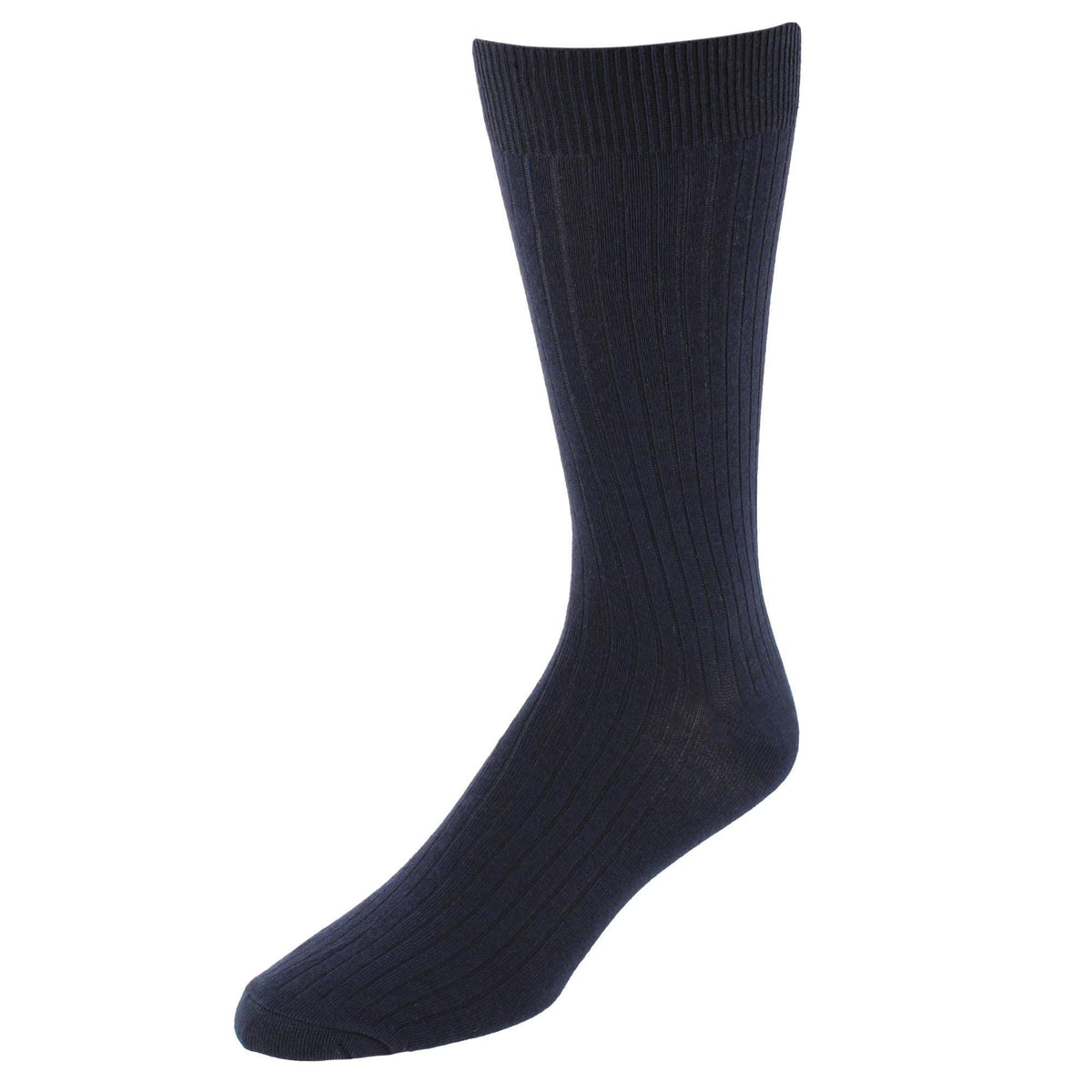 Knocker Men's Handsome Ribbed Comfort Dress Socks (6 Pairs) - Multiple
