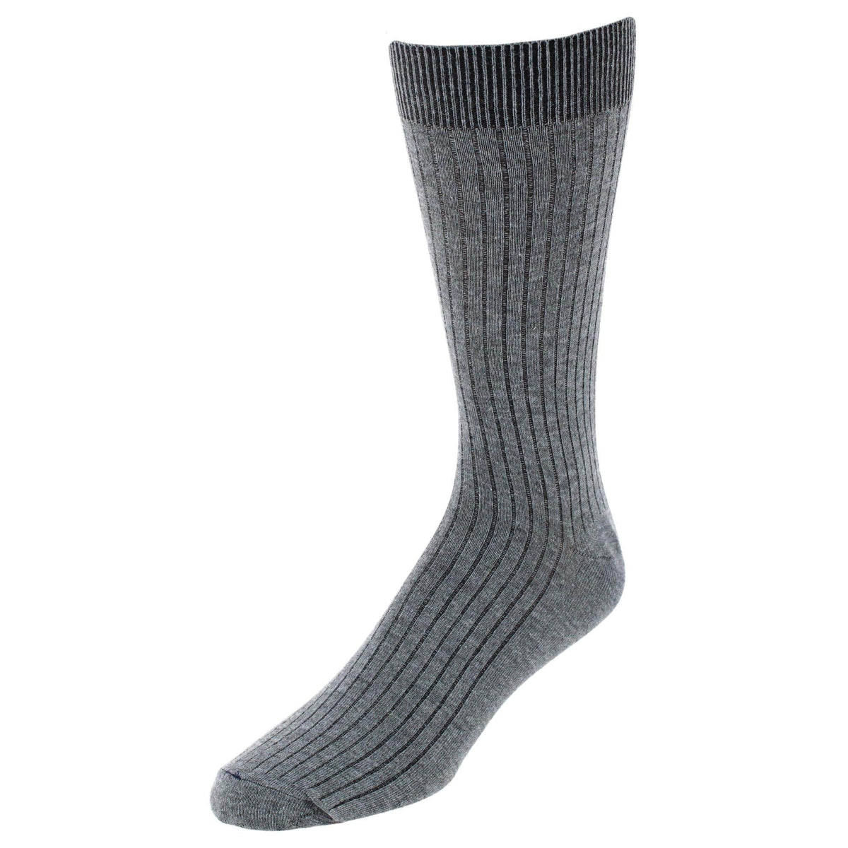 Knocker Men's Handsome Ribbed Comfort Dress Socks (6 Pairs) - Multiple