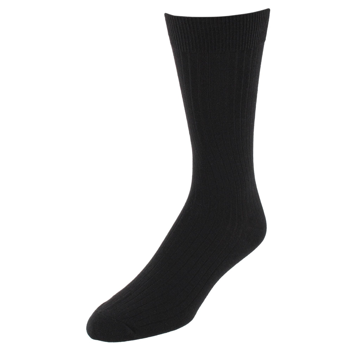 Knocker Men's Handsome Ribbed Comfort Dress Socks (6 Pairs) - Multiple