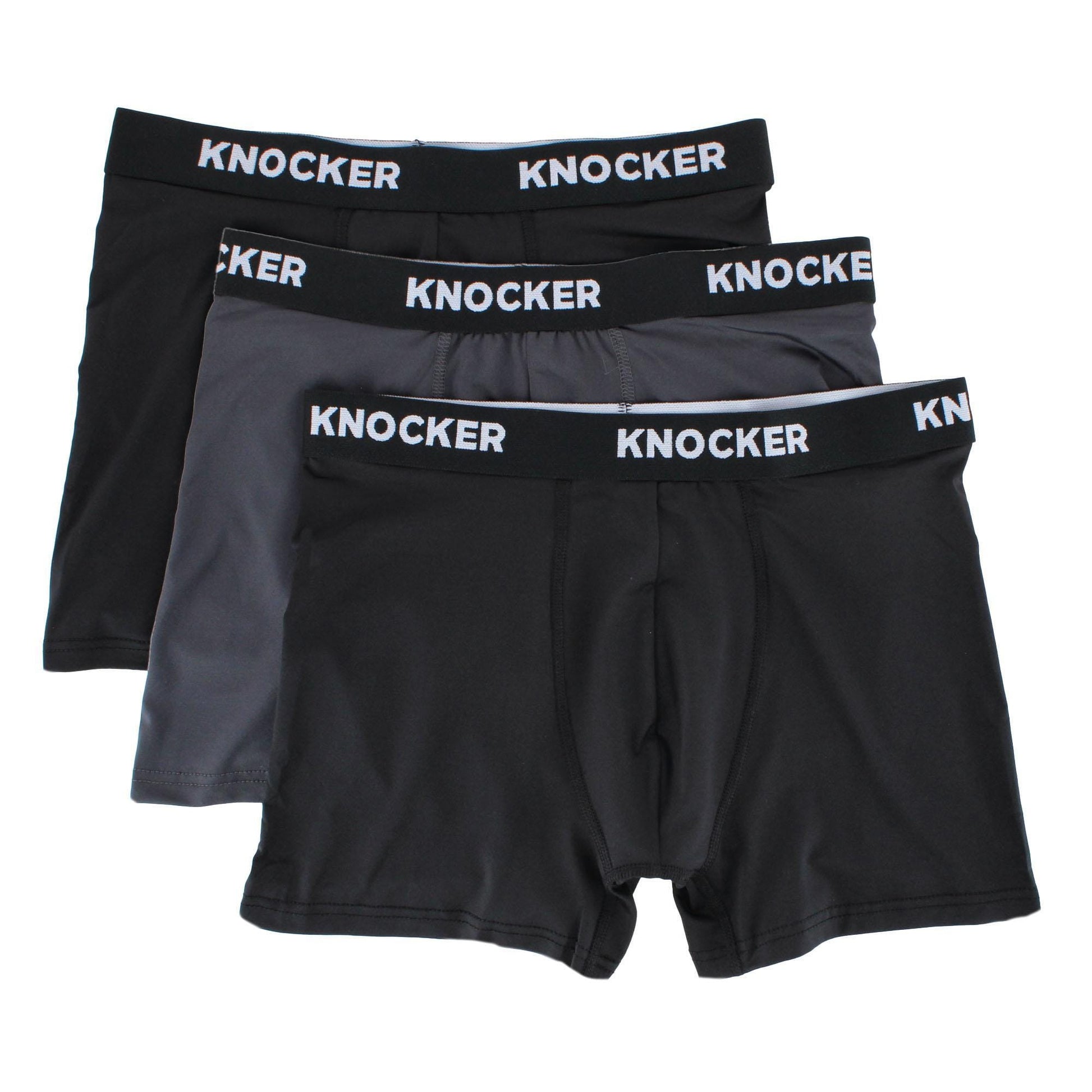 Knocker Men's Performance Boxer Briefs (3 Pack)