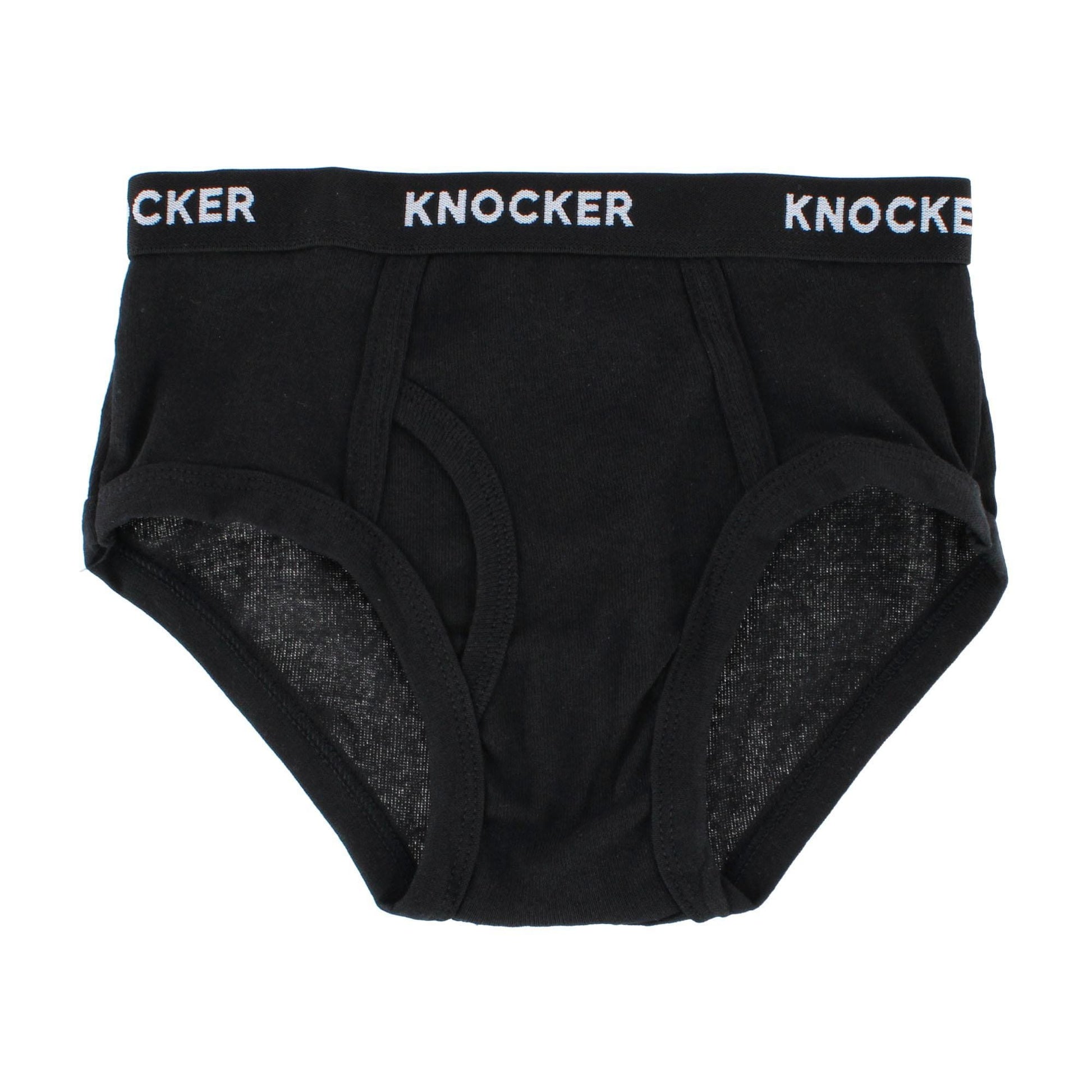 Knocker Boy's Cotton Band Briefs (3 Pack) - Multicolor