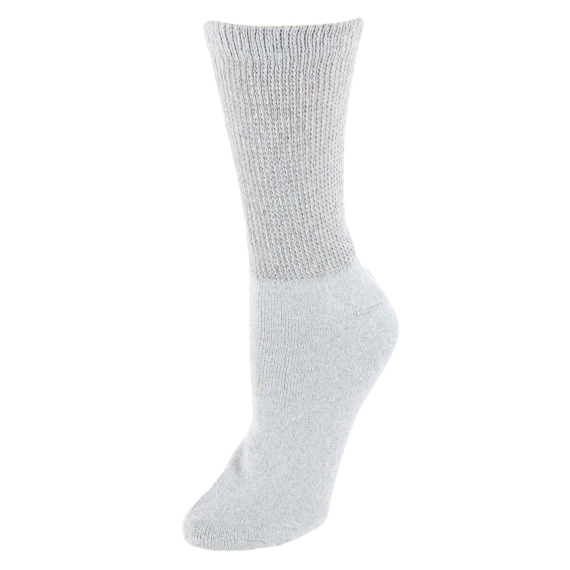 Buruka Women's Crew Comfort Diabetic Socks (3 Pairs)