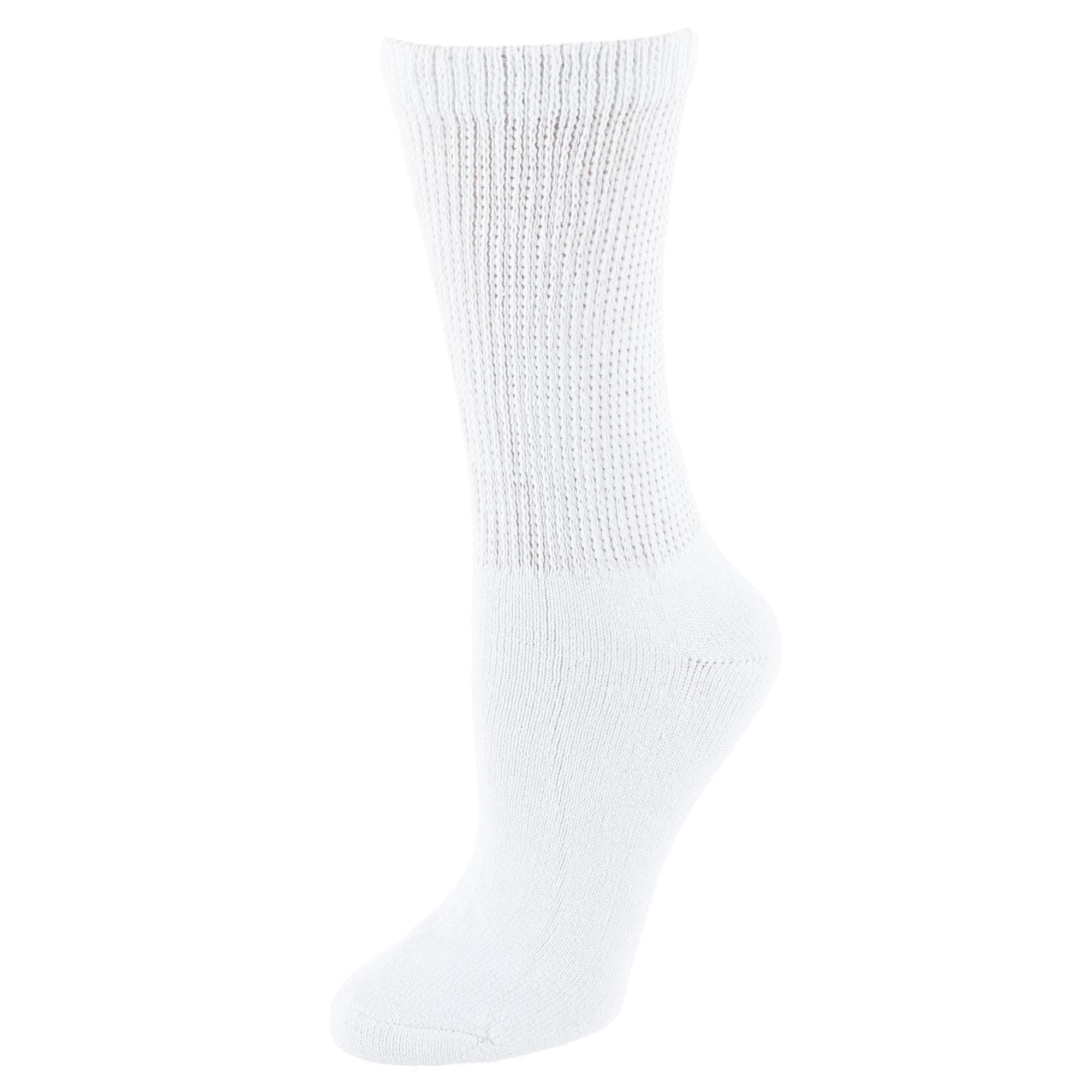 Buruka Women's Crew Comfort Diabetic Socks (3 Pairs)