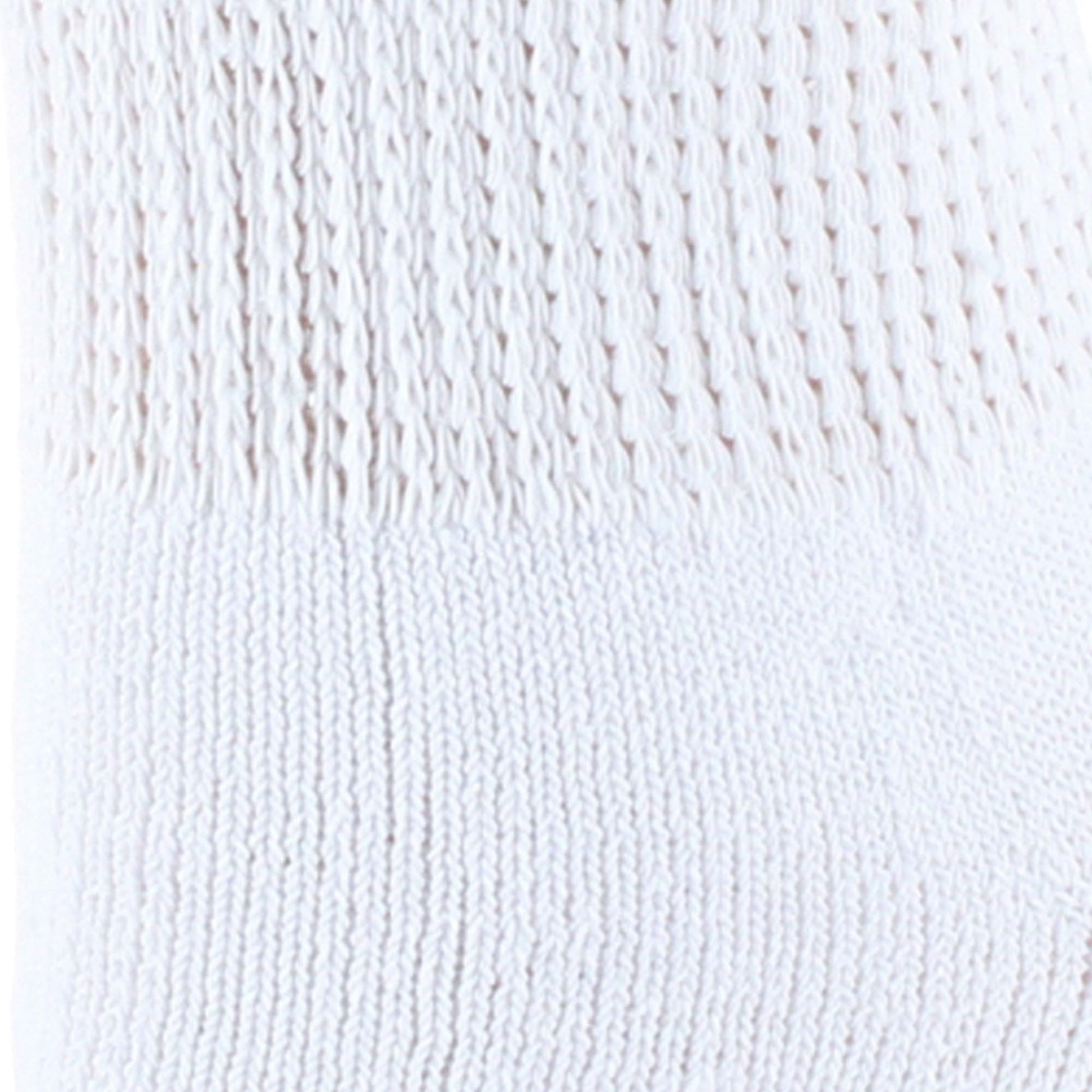Buruka Women's Crew Comfort Diabetic Socks (3 Pairs) - White