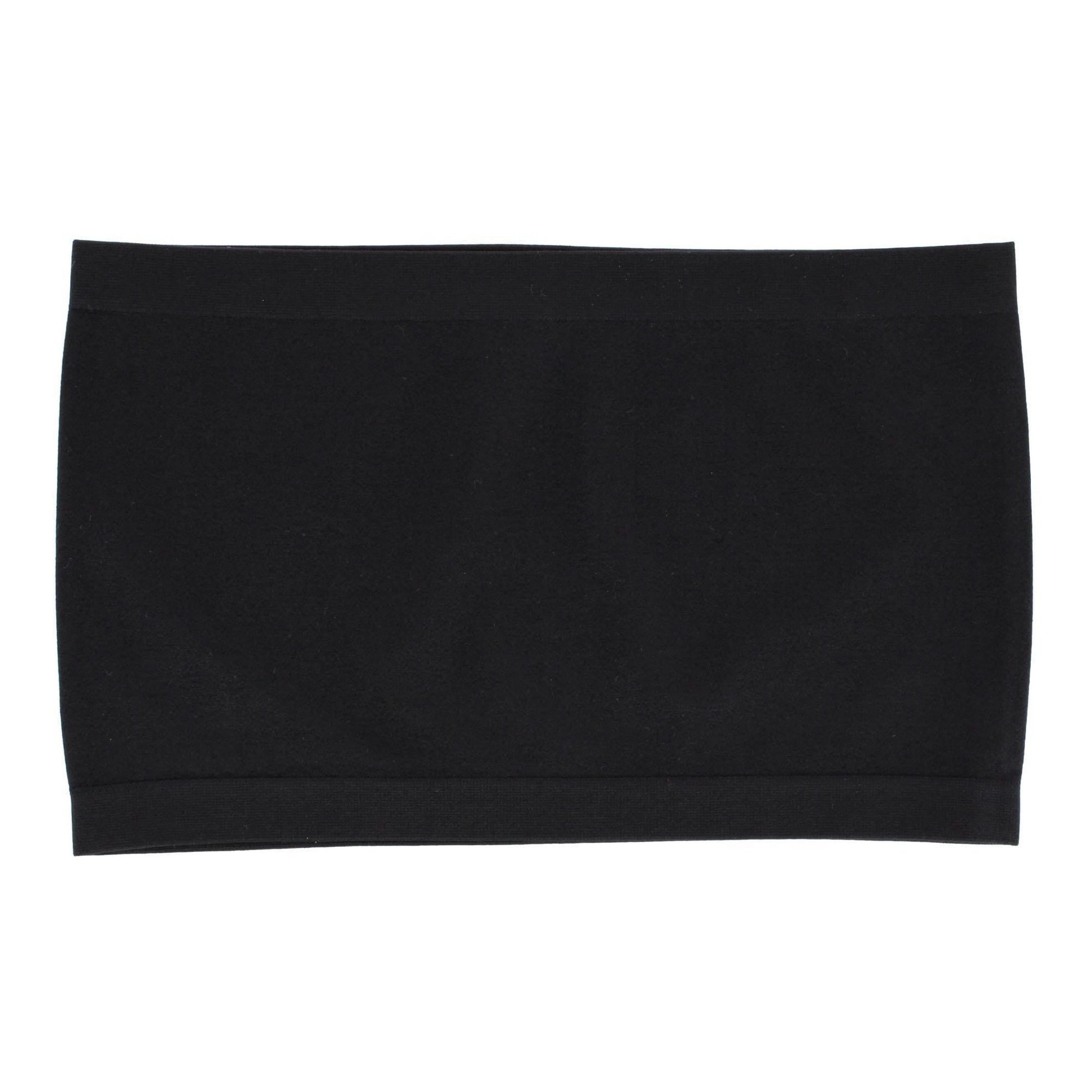 Mamia Women's Seamless No Pad Tube Bra (6 Pack) - Black